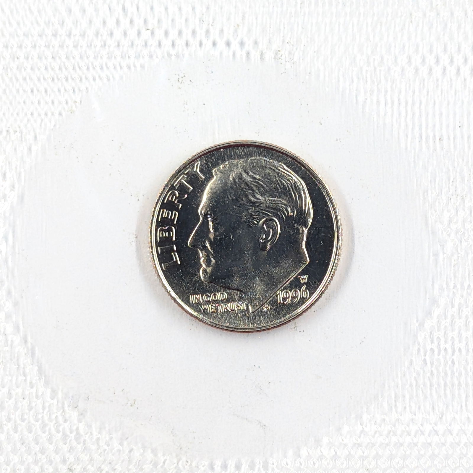 1996 Uncirculated West Point Roosevelt Dime: Coin 
