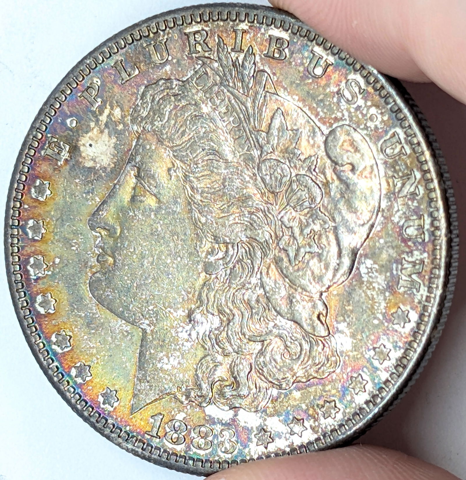 1883-S Morgan Silver Dollar- Beautifully Toned (1 of 4)