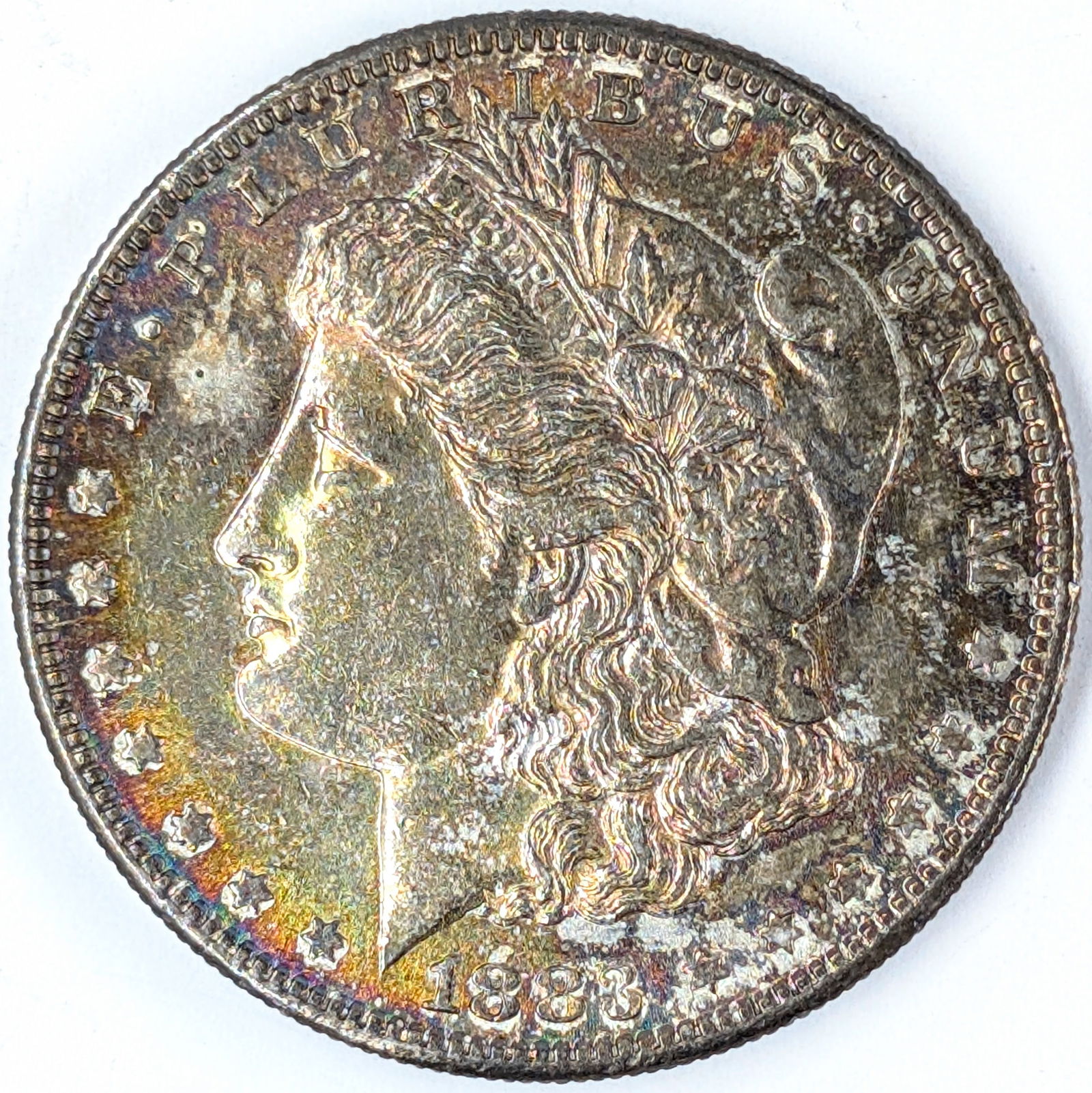 1883-S Morgan Silver Dollar- Beautifully Toned - 2