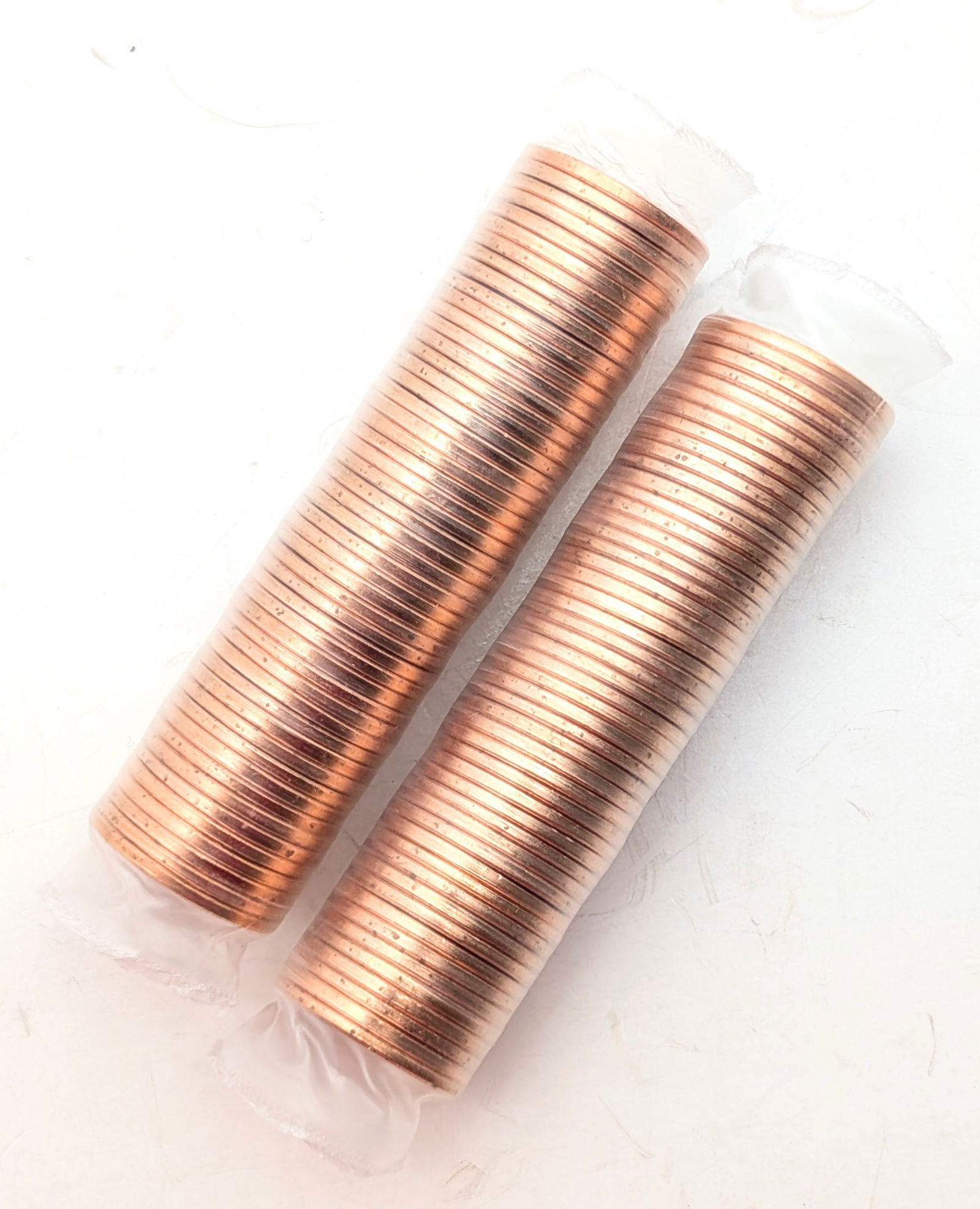Lot of 2 Uncirculated Rolls of 50 (each) 2009 Lincoln Bicentennial Cents - The Formative Years (1 of 3)