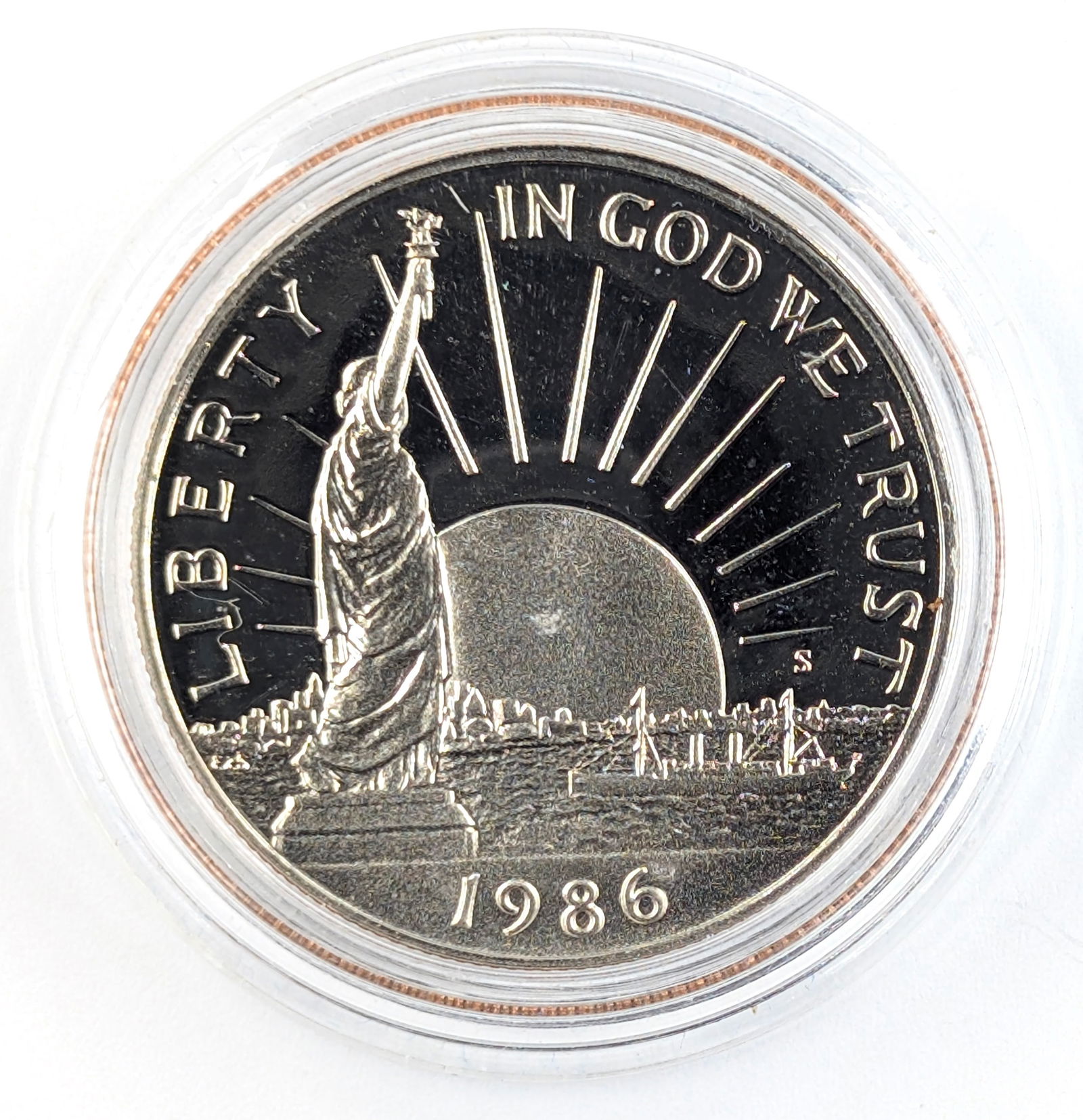 1986 Statue of Liberty Commemorative Half Dollar- Proof: Coin 