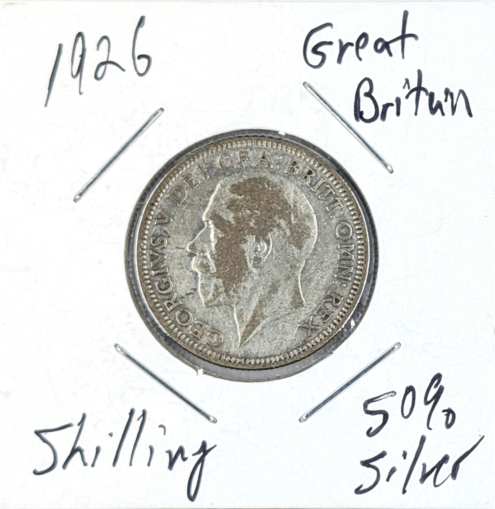1926 Silver Shilling- Great Britain (1 of 2)
