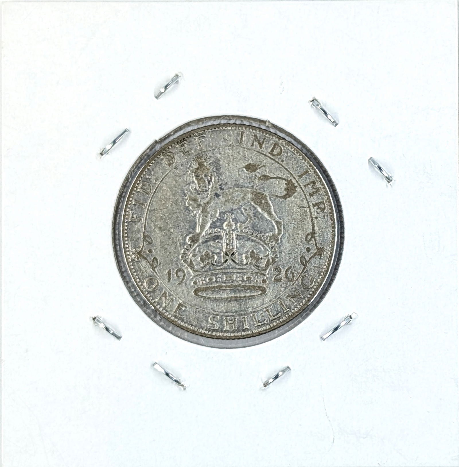 1926 Silver Shilling- Great Britain - 2