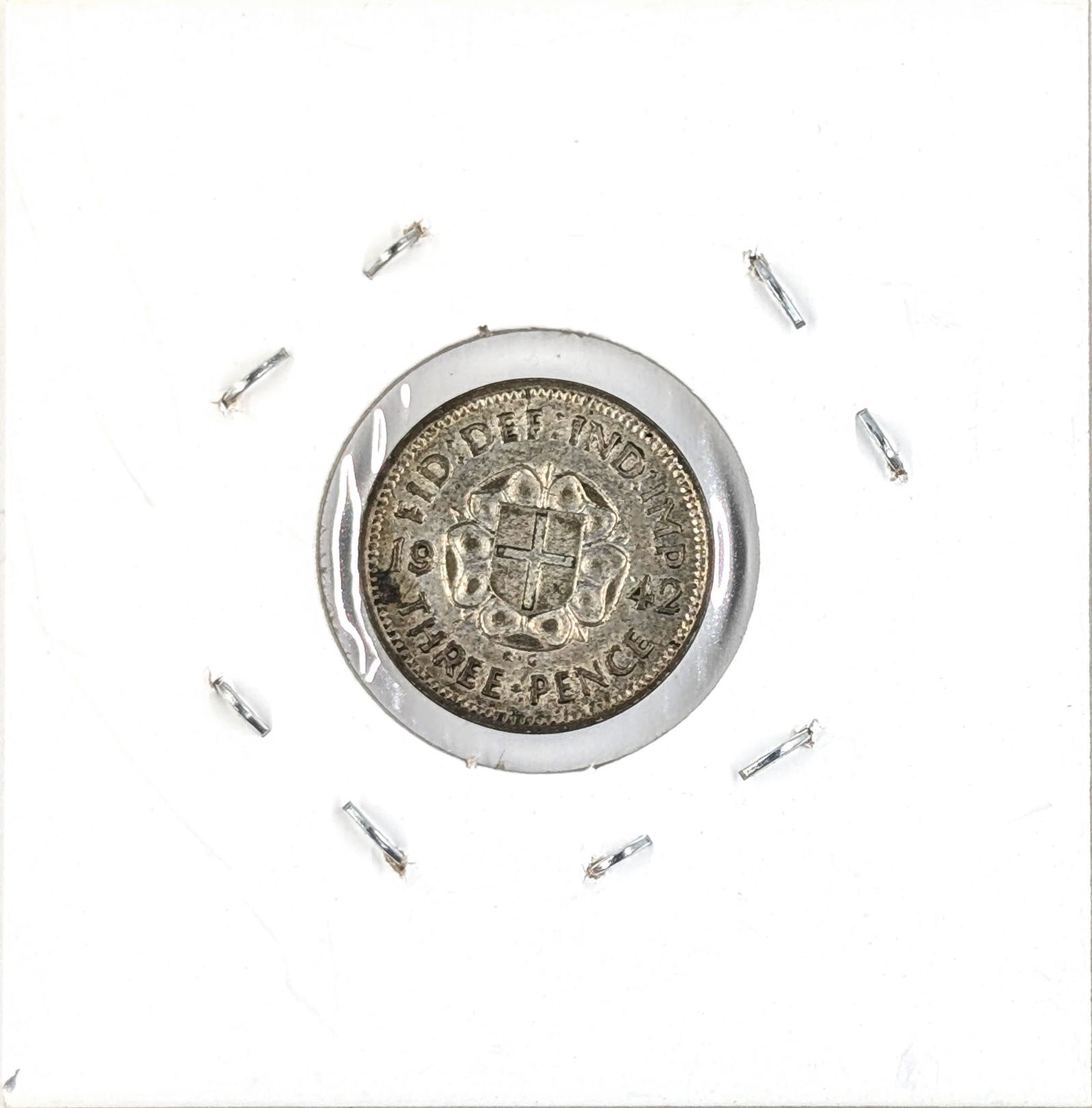 1942 Silver 3 Pence- Great Britain - 2