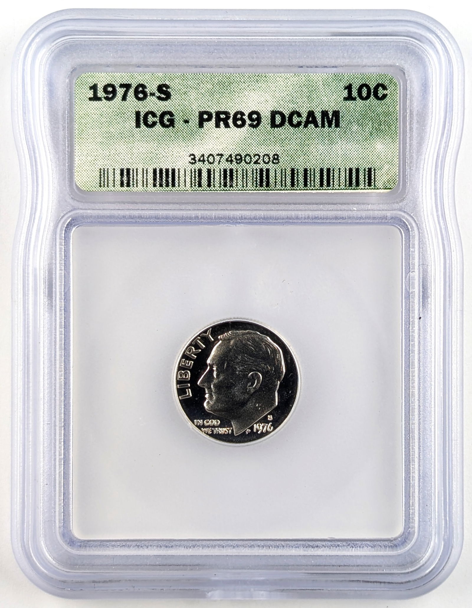 ICG 1976-S PR96 Roosevelt Dime (1 of 2)