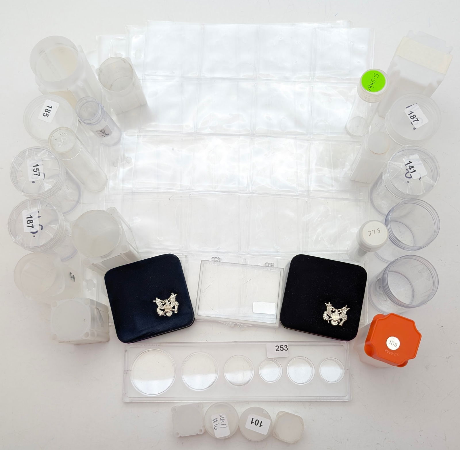 Large Lot of Coin Storage- Tubes, Cases, Ect... (1 of 3)