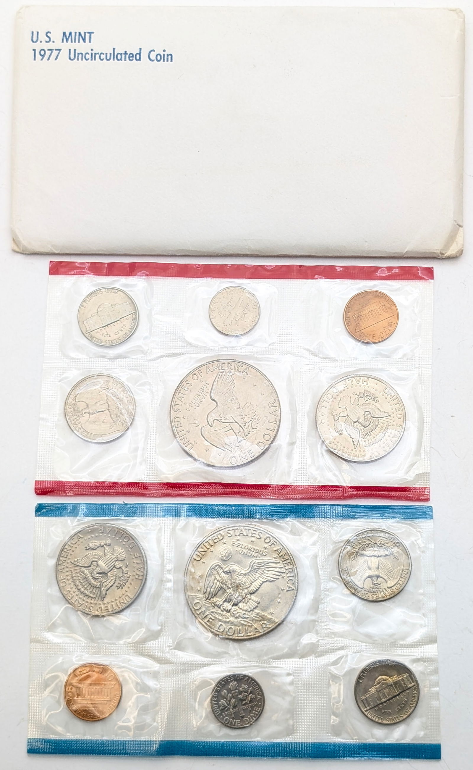 1977 US Mint Uncirculated Coin Set - 2