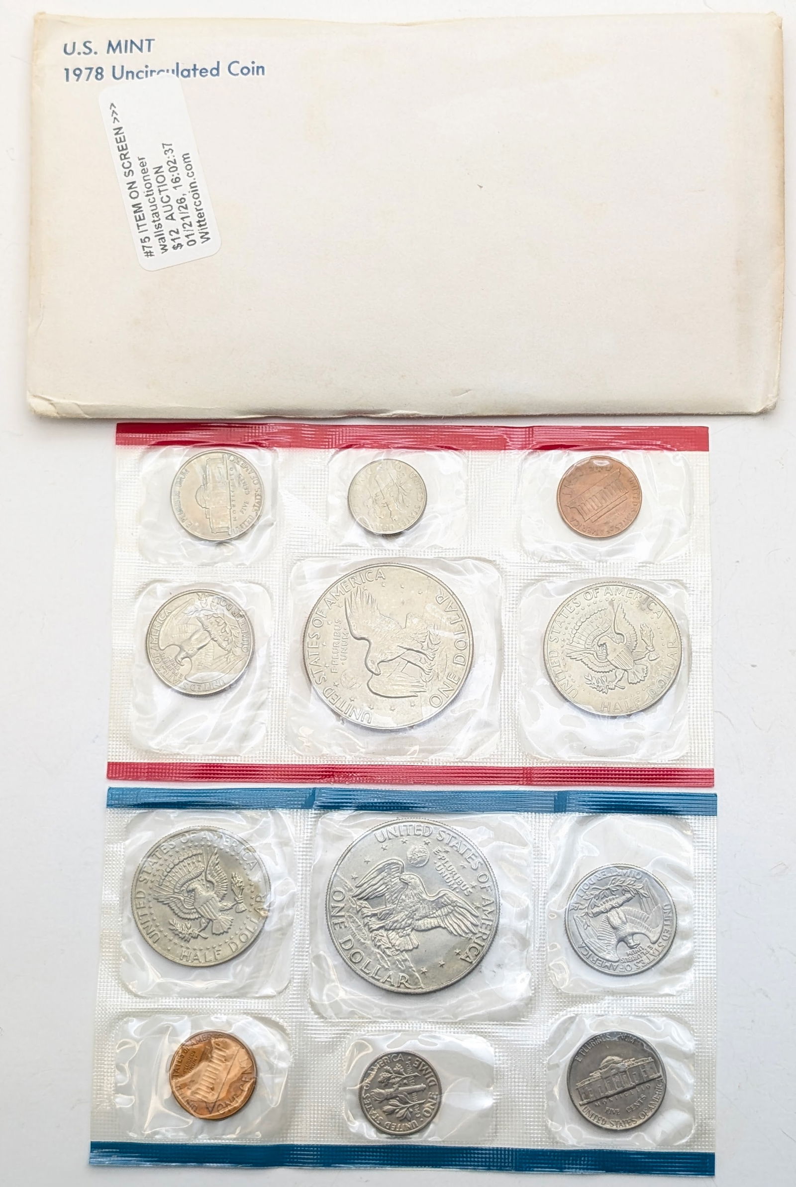 1978 US Mint Uncirculated Coin Set - 2