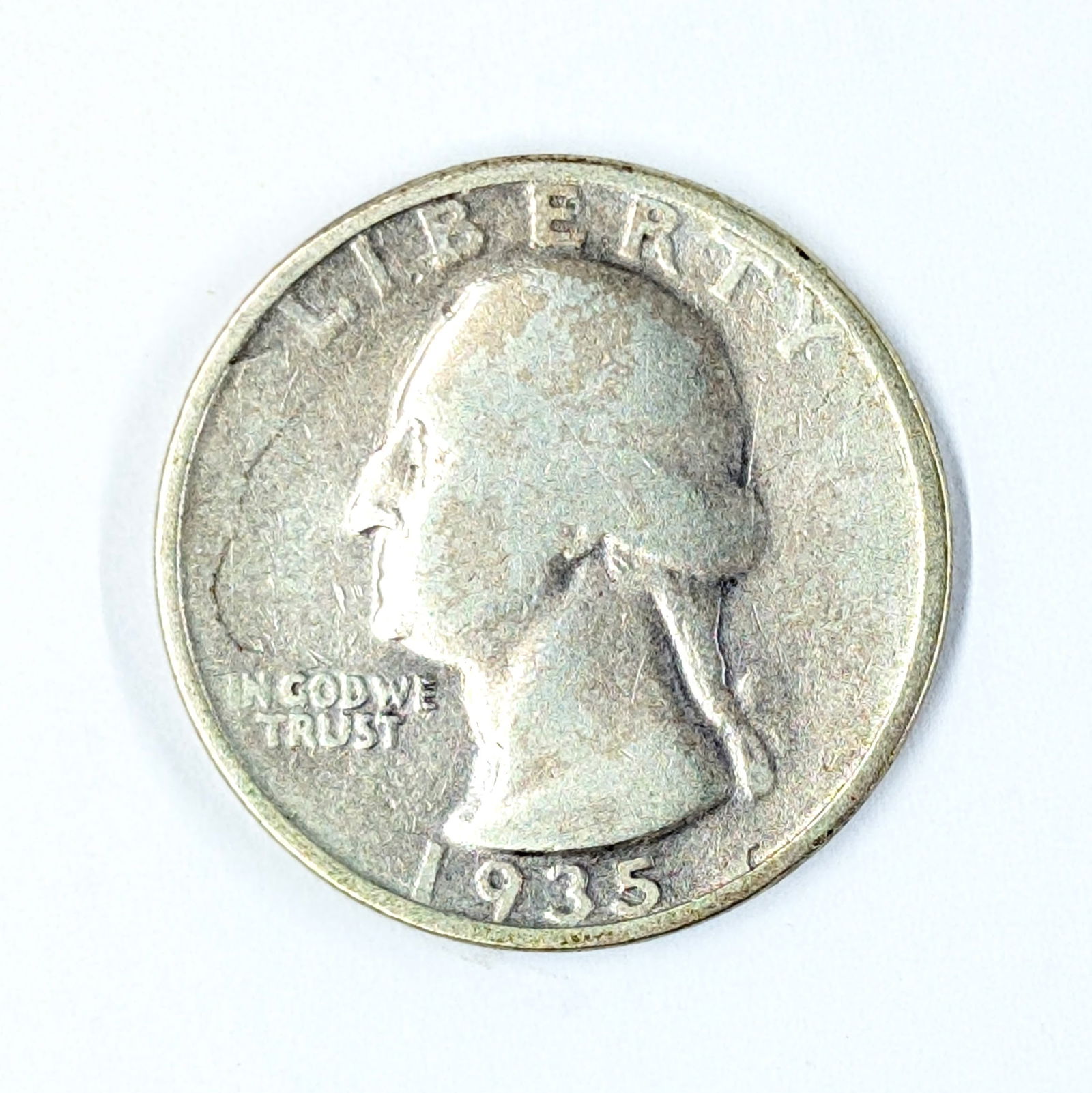 1935 Silver Washington Quarter (1 of 2)