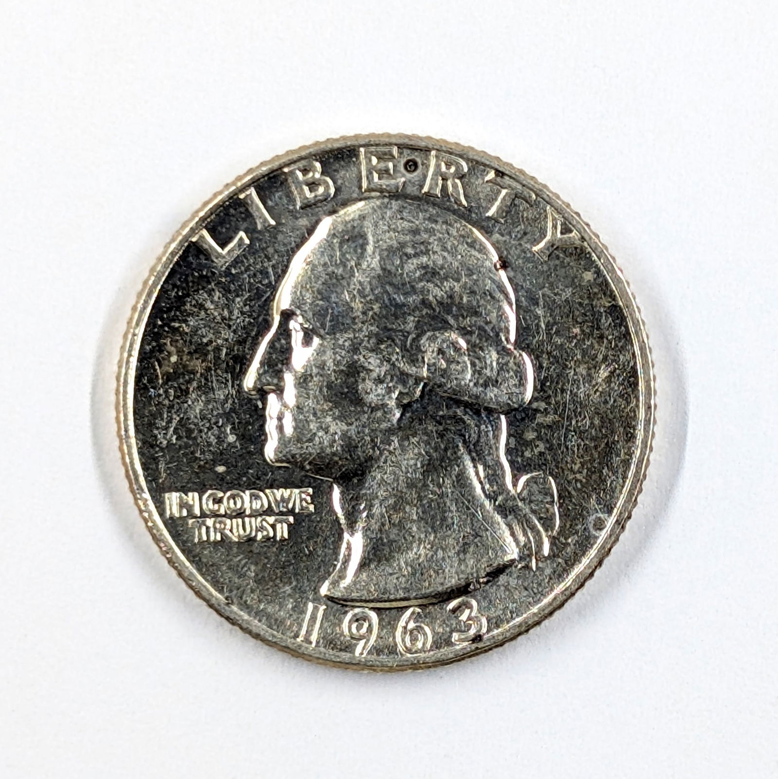 1963-D Silver Washington Quarter- Uncirculated (1 of 2)