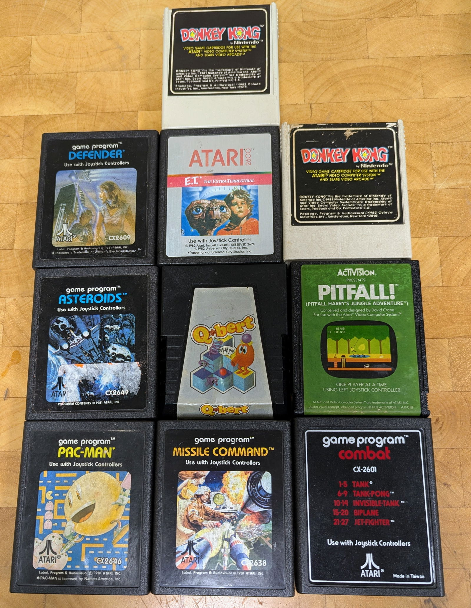 Atari 2600- Includes 2 Joysticks, and Games. - 8