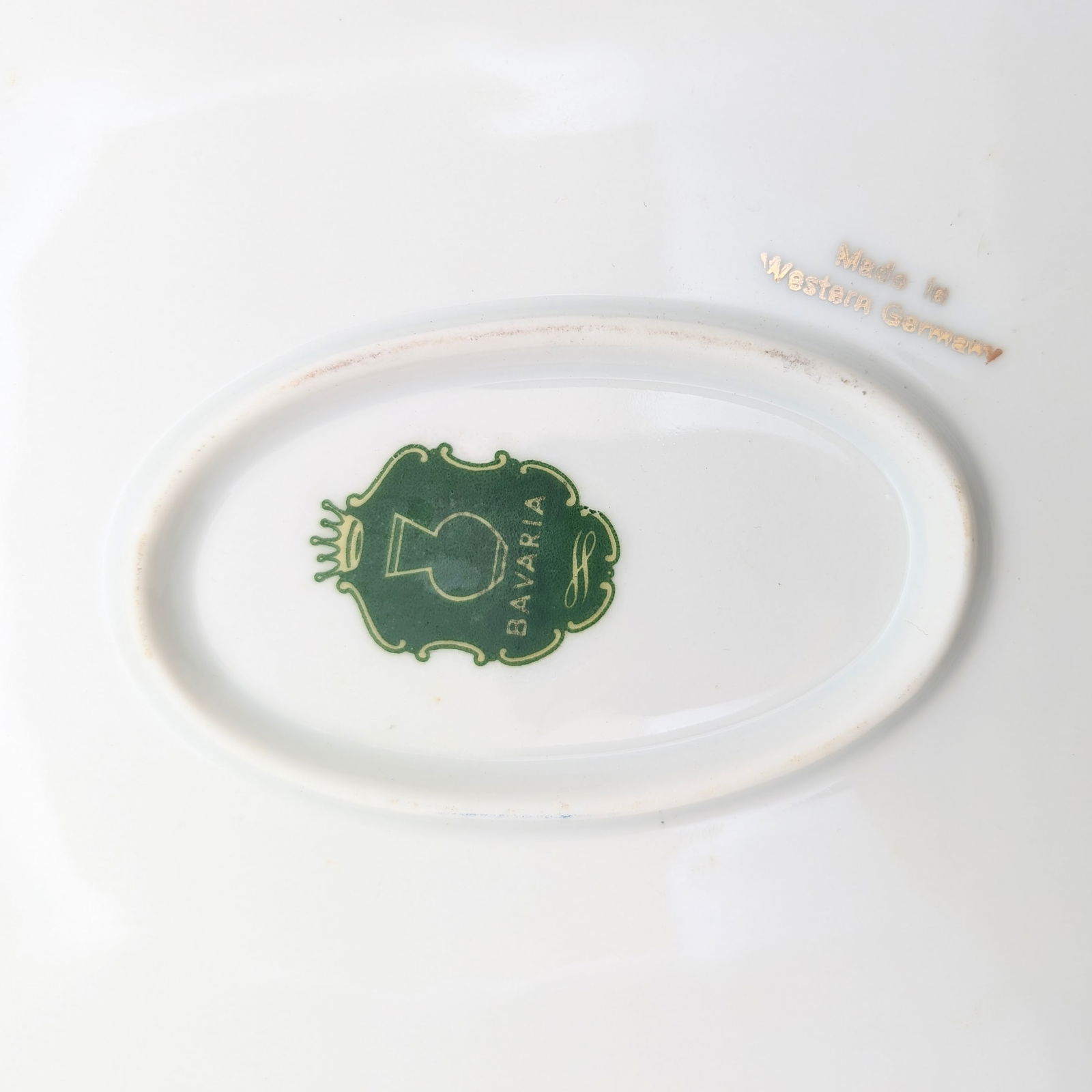 Vintage Bavaria Porcelain Oval Fish Platter- Made in Western Germany - 2