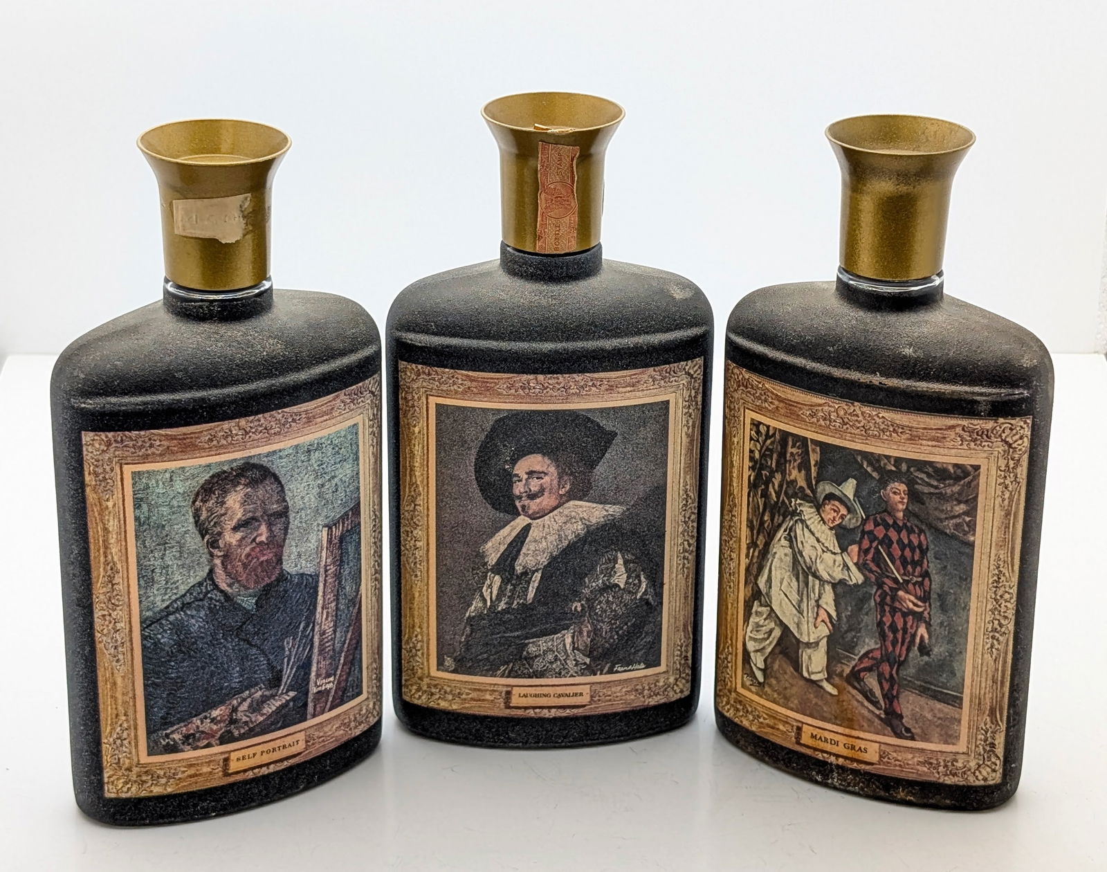 Lot of 3 Vintage Jim Beam's Choice Collector Edition Decanters: This item is a collector bottle with no liquid