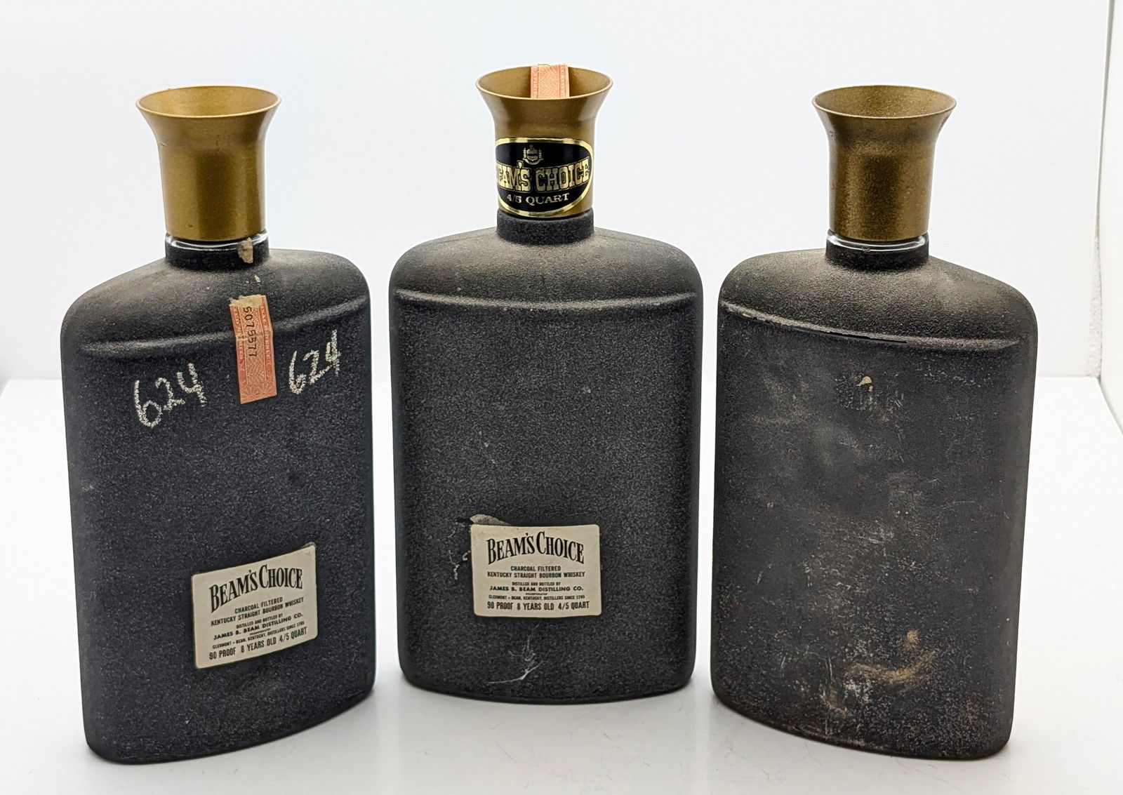 Lot of 3 Vintage Jim Beam's Choice Collector Edition Decanters - 2