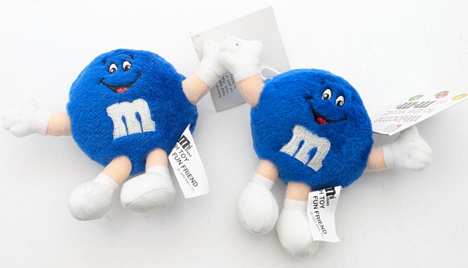 Lot of 2 M&Ms Plush Toys: _