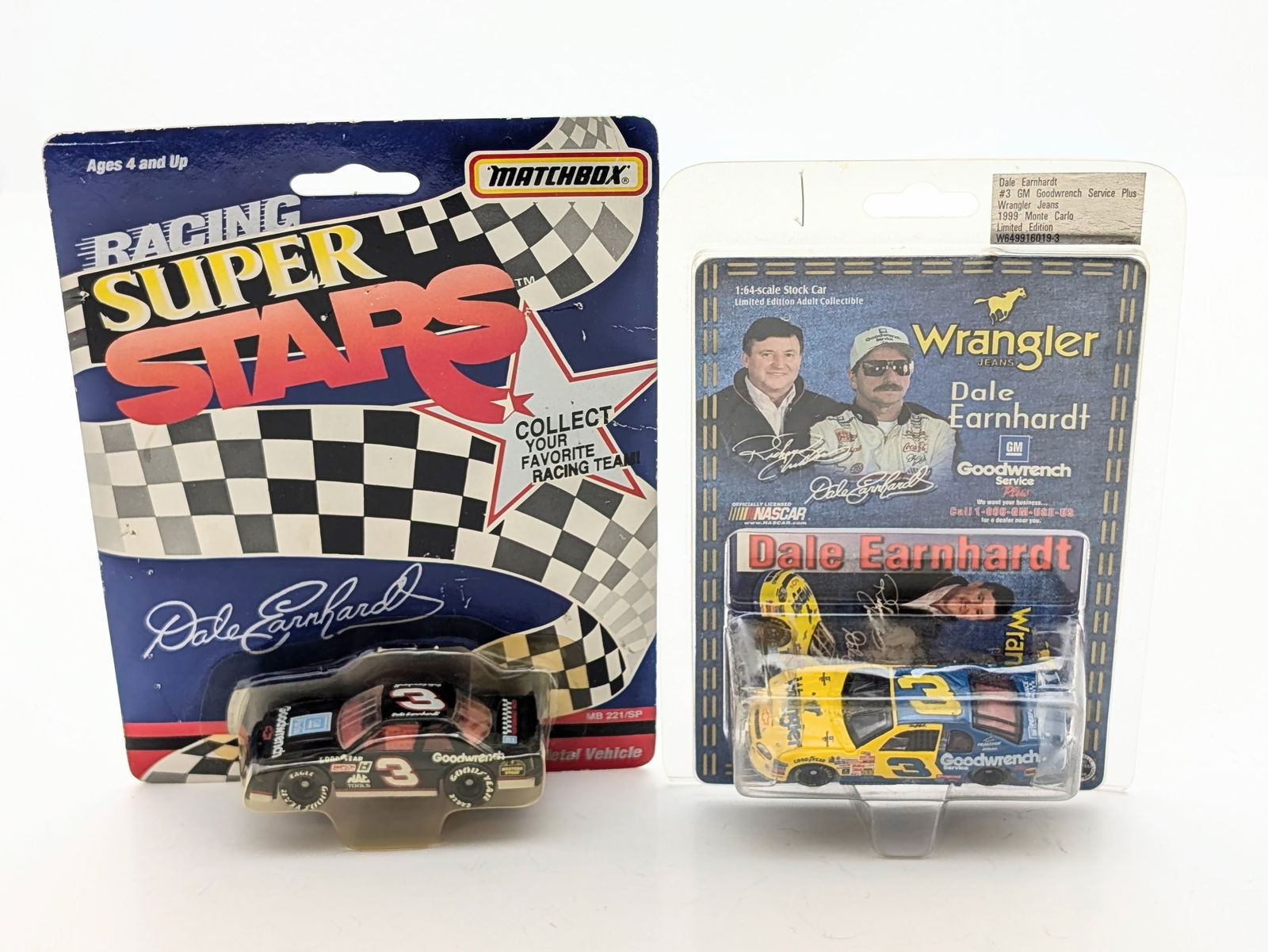 Lot of 2 NASCAR Matchbox Cars Featuring Dale Earnhardt: _ 