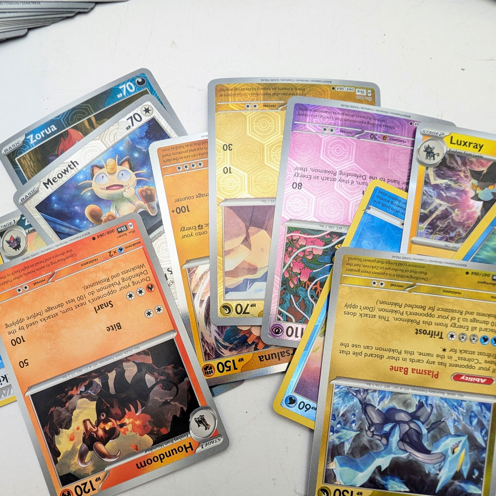 Large Lot of Pokemon Trading Cards- A mix from various sets and generations - 2