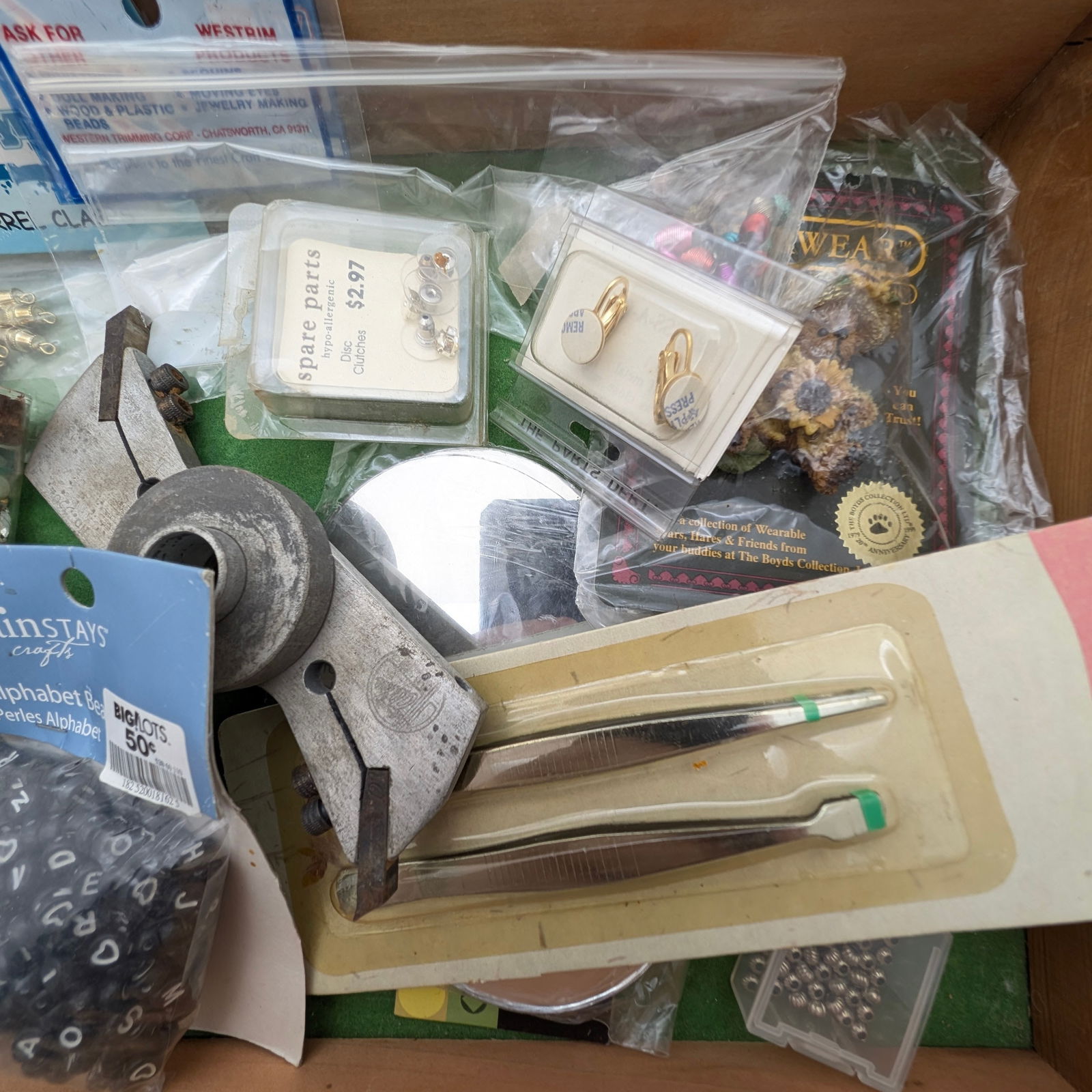 Large Lot of Craft Supplies- Beads, Pins, Jewelry Making, ect. - 3