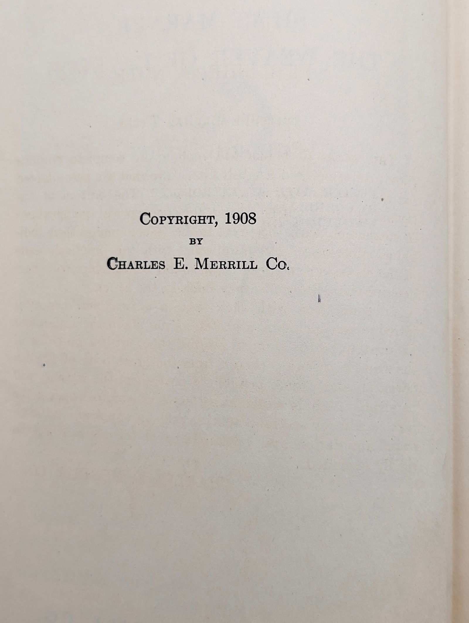 Vintage Edition of Silas Marner by George Eliot- 1908 - 2