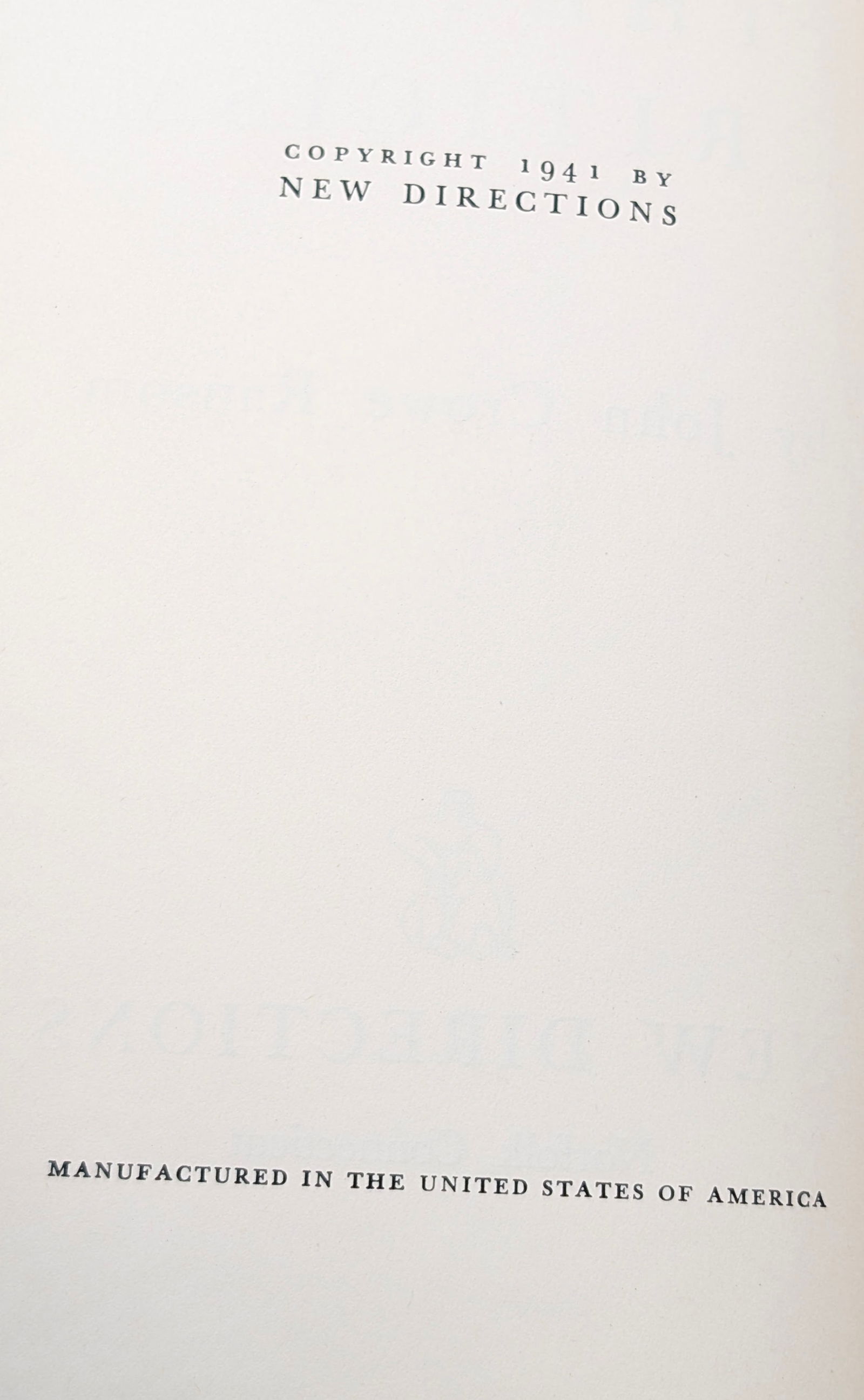 The New Criticism by John Crowe Ransom-1941 - 2