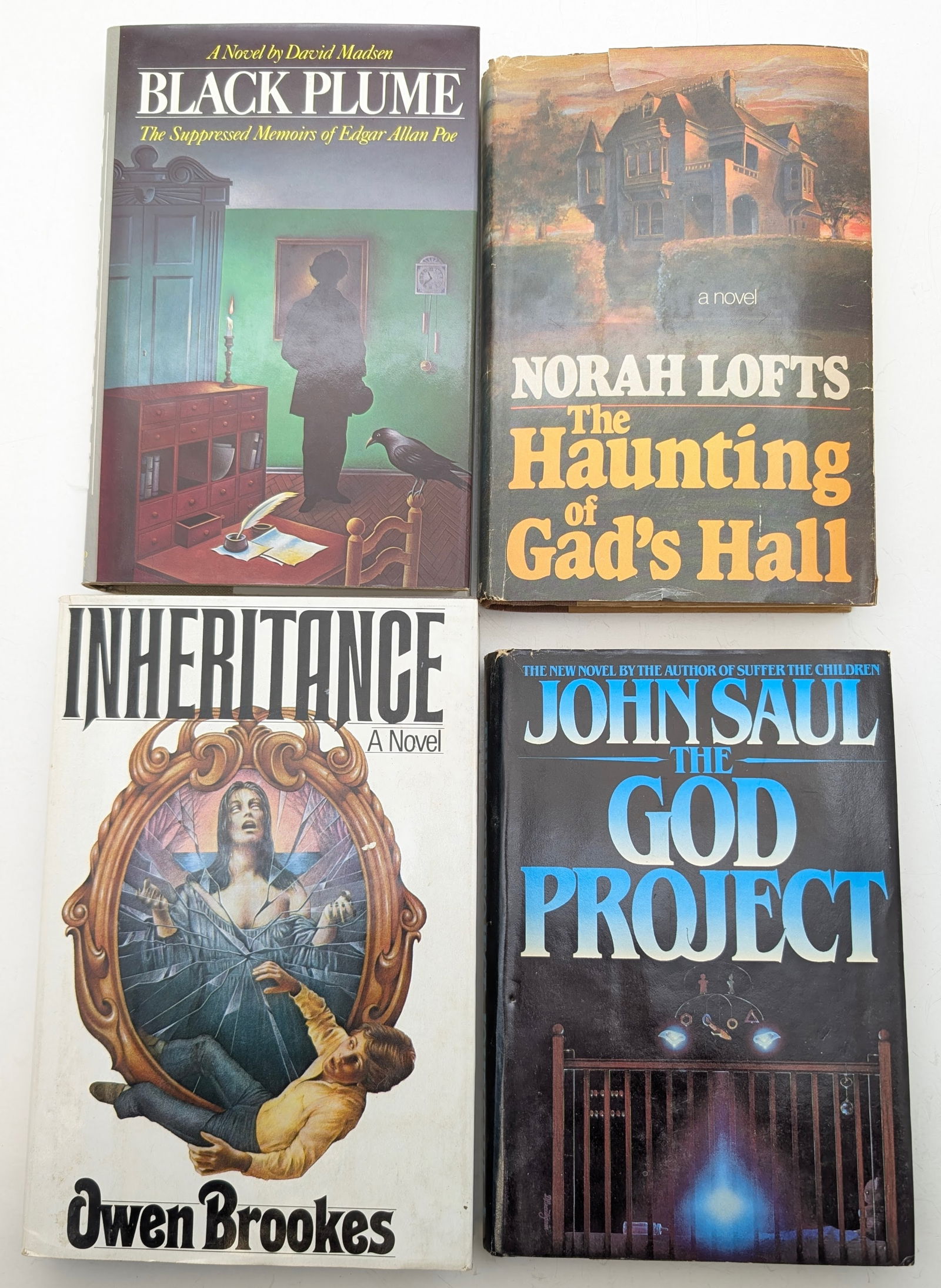 Lot of 4 Vintage Thriller/Horror Books (1 of 2)