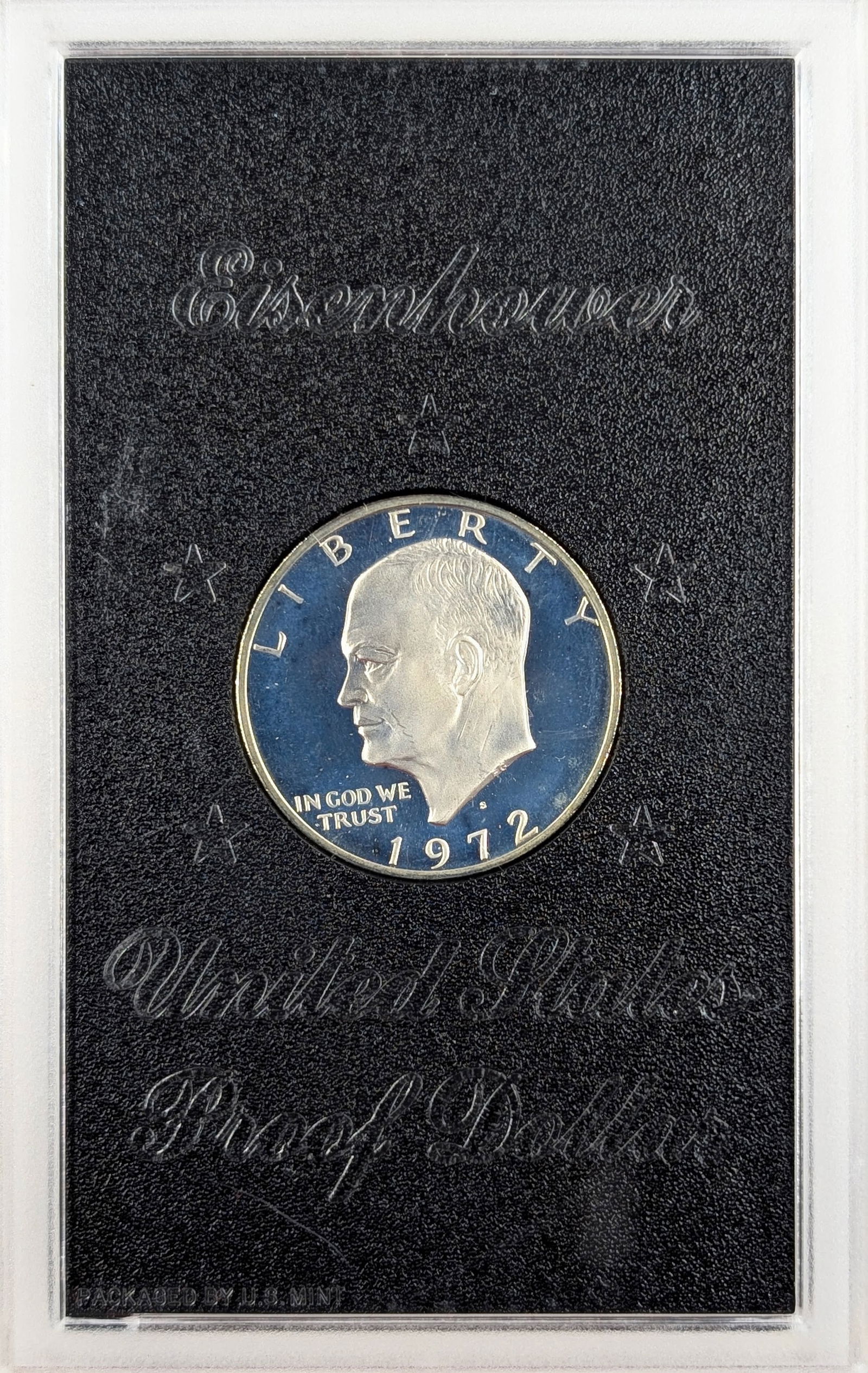 1972-S Eisenhower " Ike" Proof Silver Dollar - Toned (1 of 2)