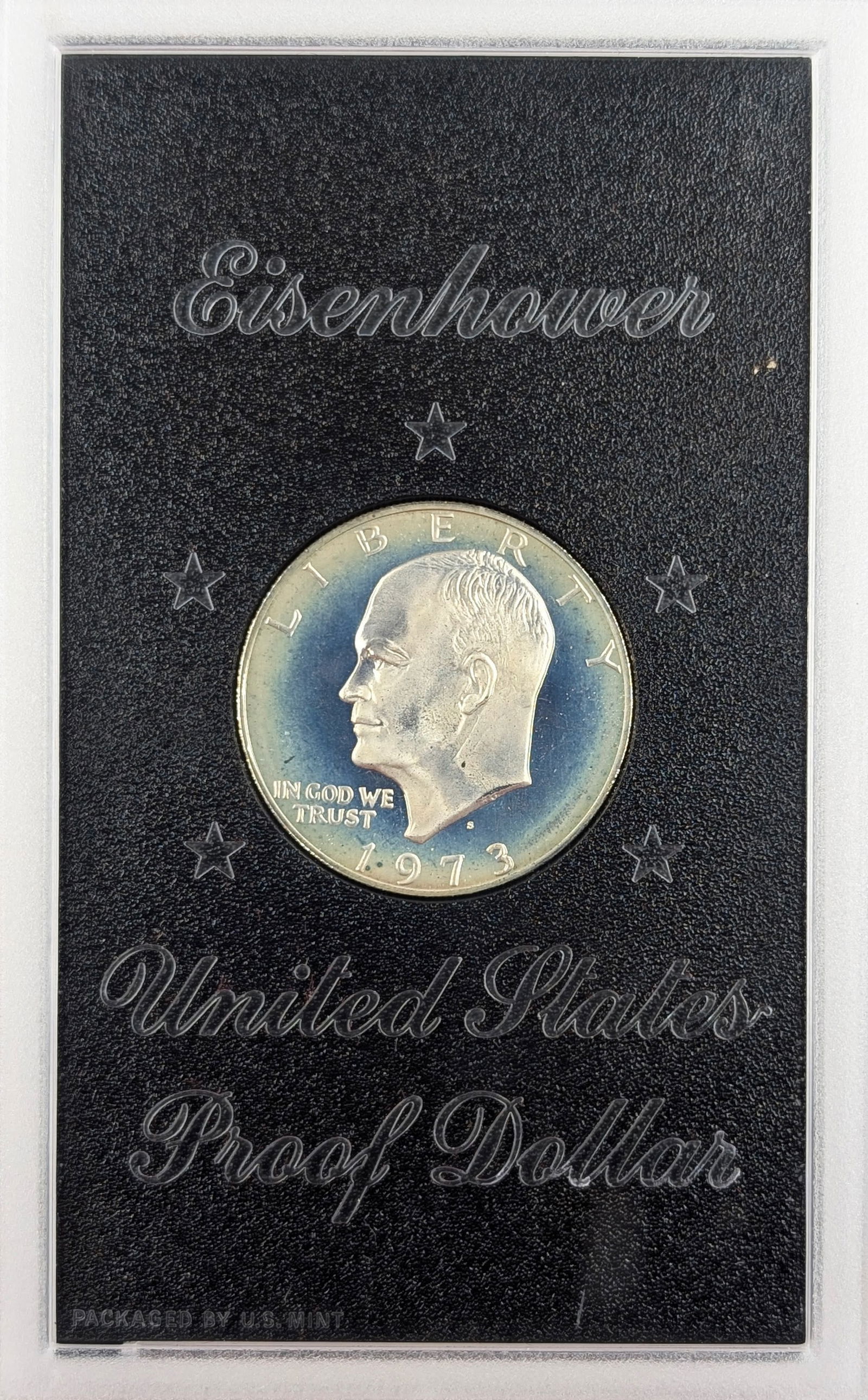 1973-S Eisenhower " Ike" Proof Silver Dollar - Toned (1 of 2)