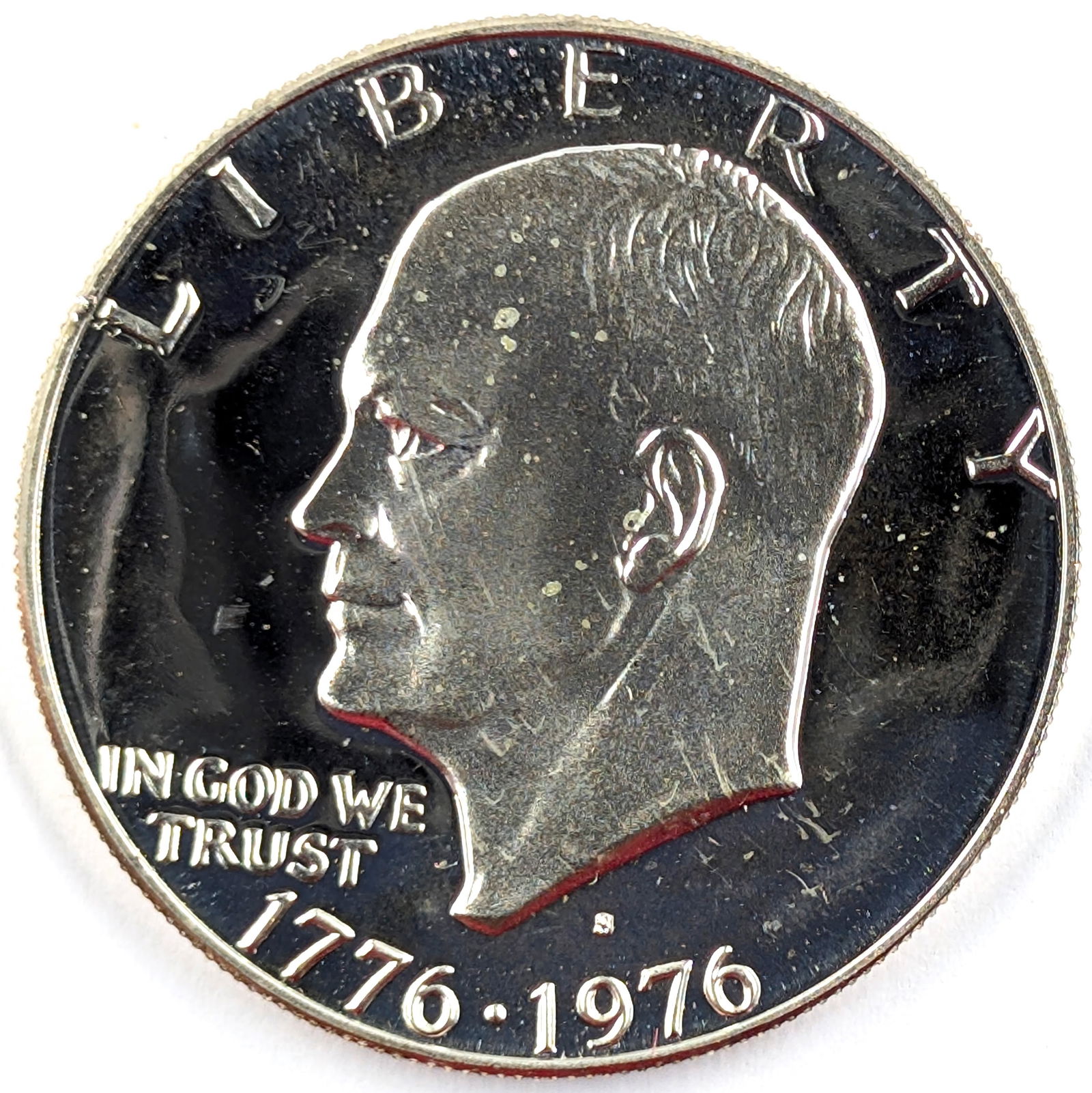 1976-S Eisenhower " Ike" Proof Silver Clad Dollar: Silver Clad