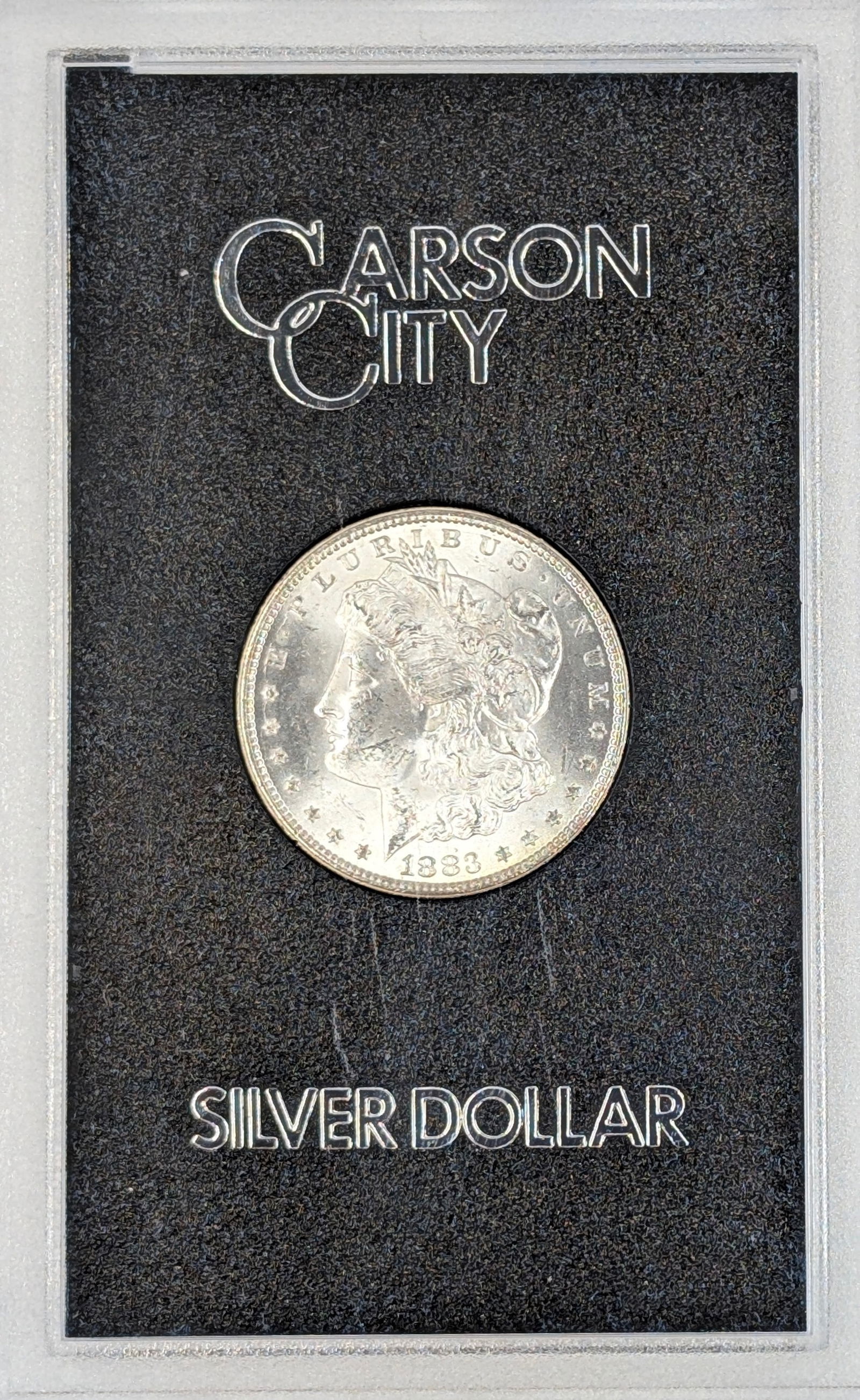 1883-CC Morgan Silver Dollar w/ Box & Paperwork- Carson City Mint - 2