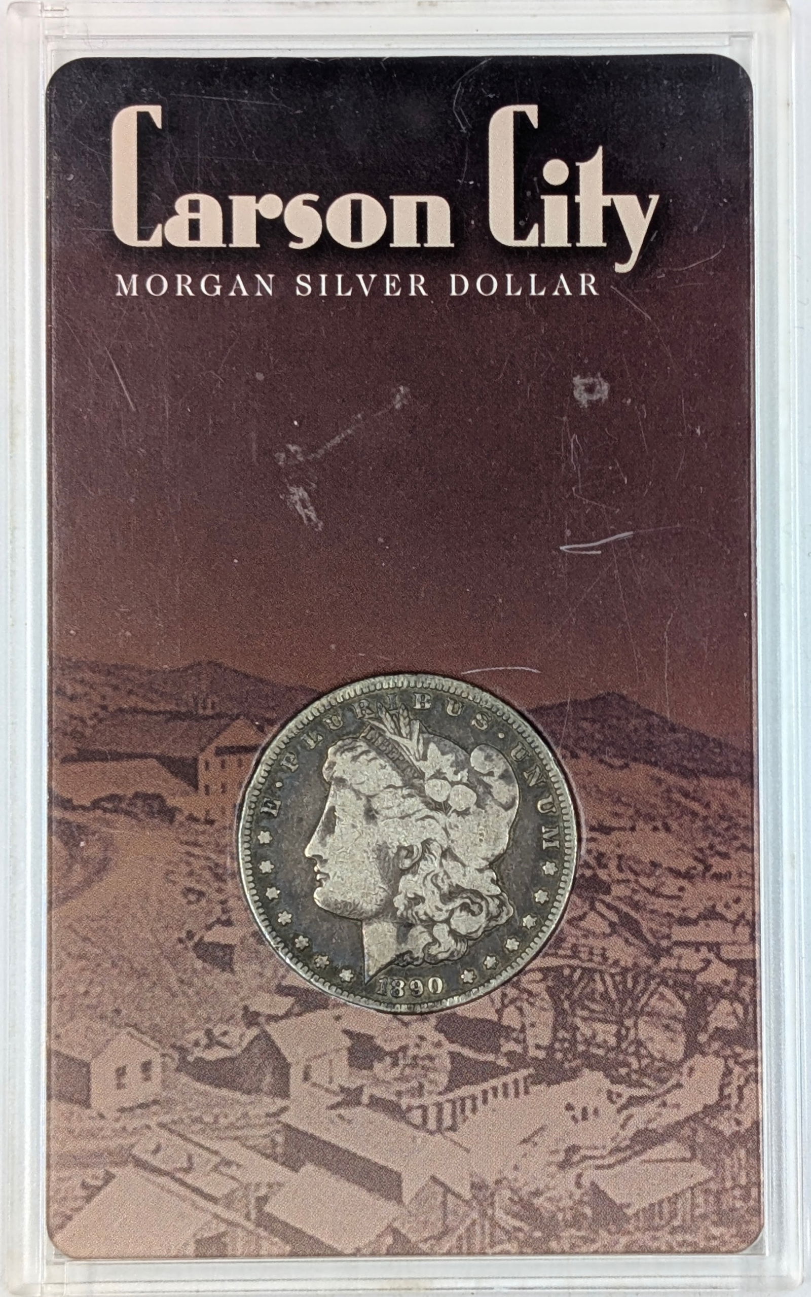 1890-CC Morgan Silver Dollar - Carson City Mint (1 of 2)