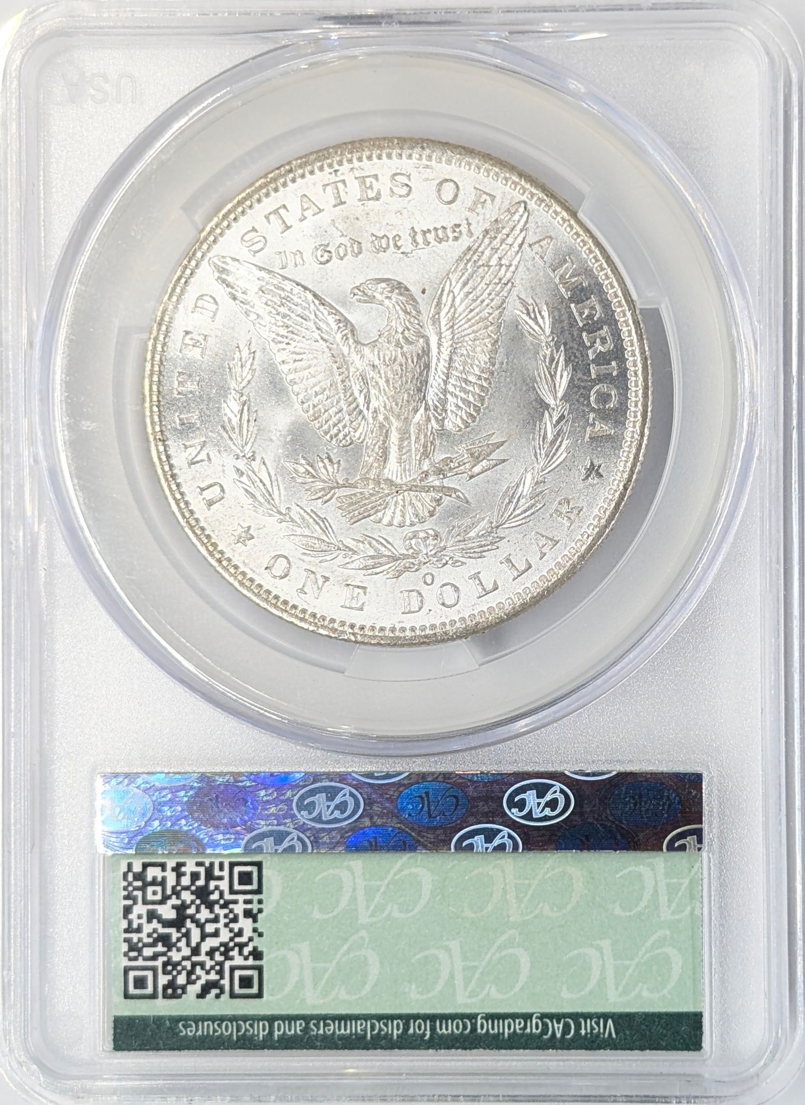 CAC 1885-O MS64 Morgan Silver Dollar - 2