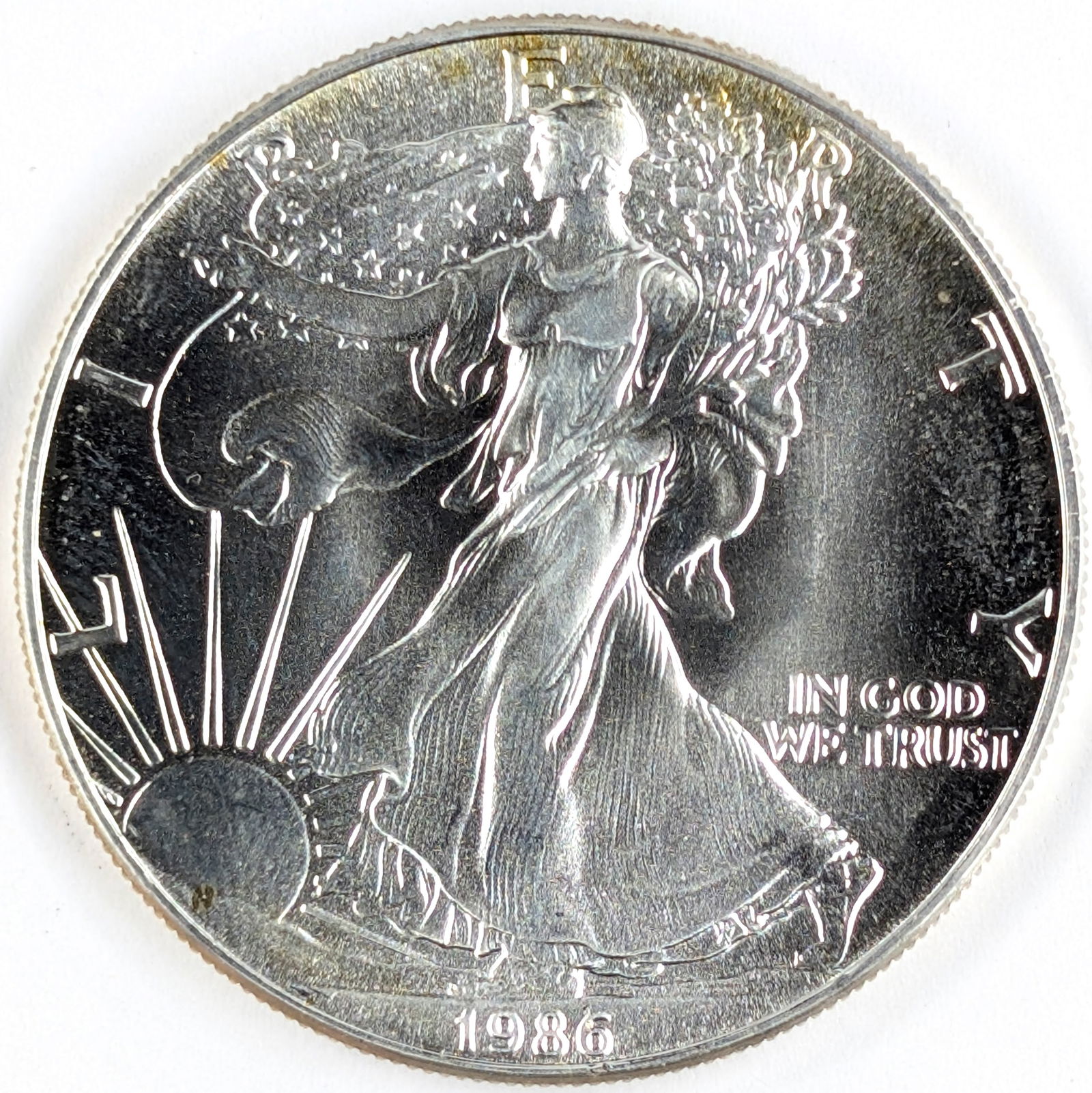 1986 American Silver Eagle Dollar (1 of 2)