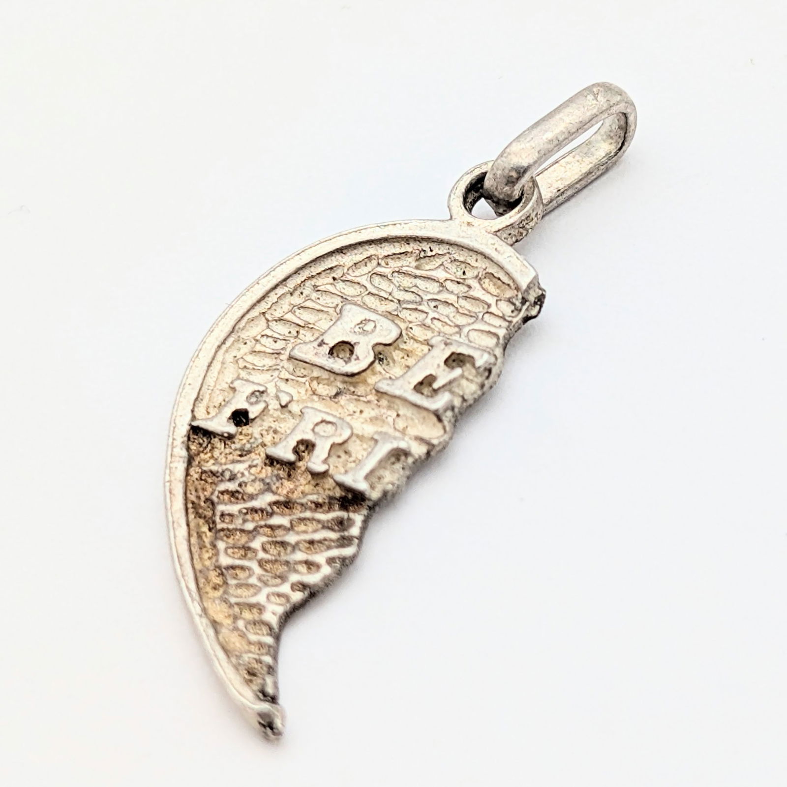 Lot of 3 Sterling Silver Pendants - Elephant, S, etc. - 2