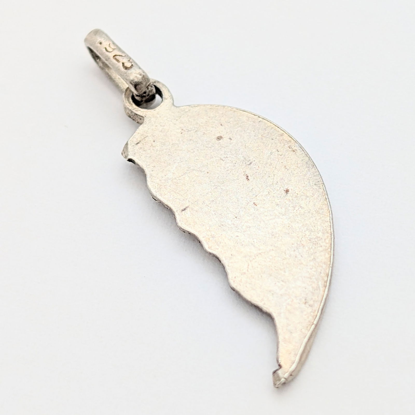 Lot of 3 Sterling Silver Pendants - Elephant, S, etc. - 3