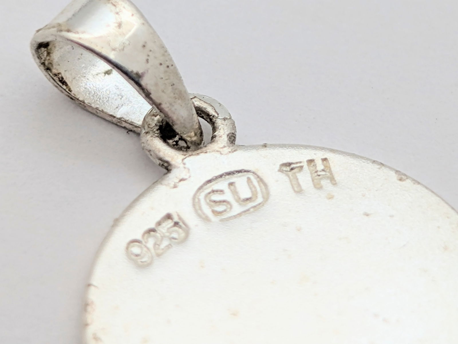 Lot of 3 Sterling Silver Pendants - Elephant, S, etc. - 7