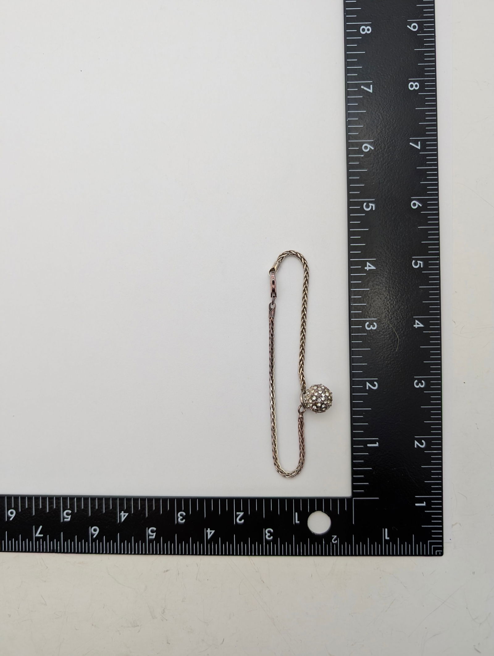 2000 Times Square New Year's Eve Ball Sterling Silver Ladies Bracelet - 7