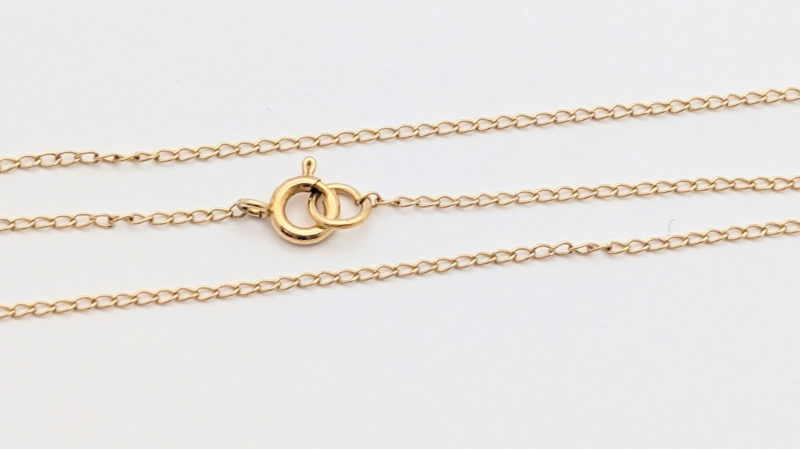 14K Gold Beaded Ladies Necklace - 1.7g - 4