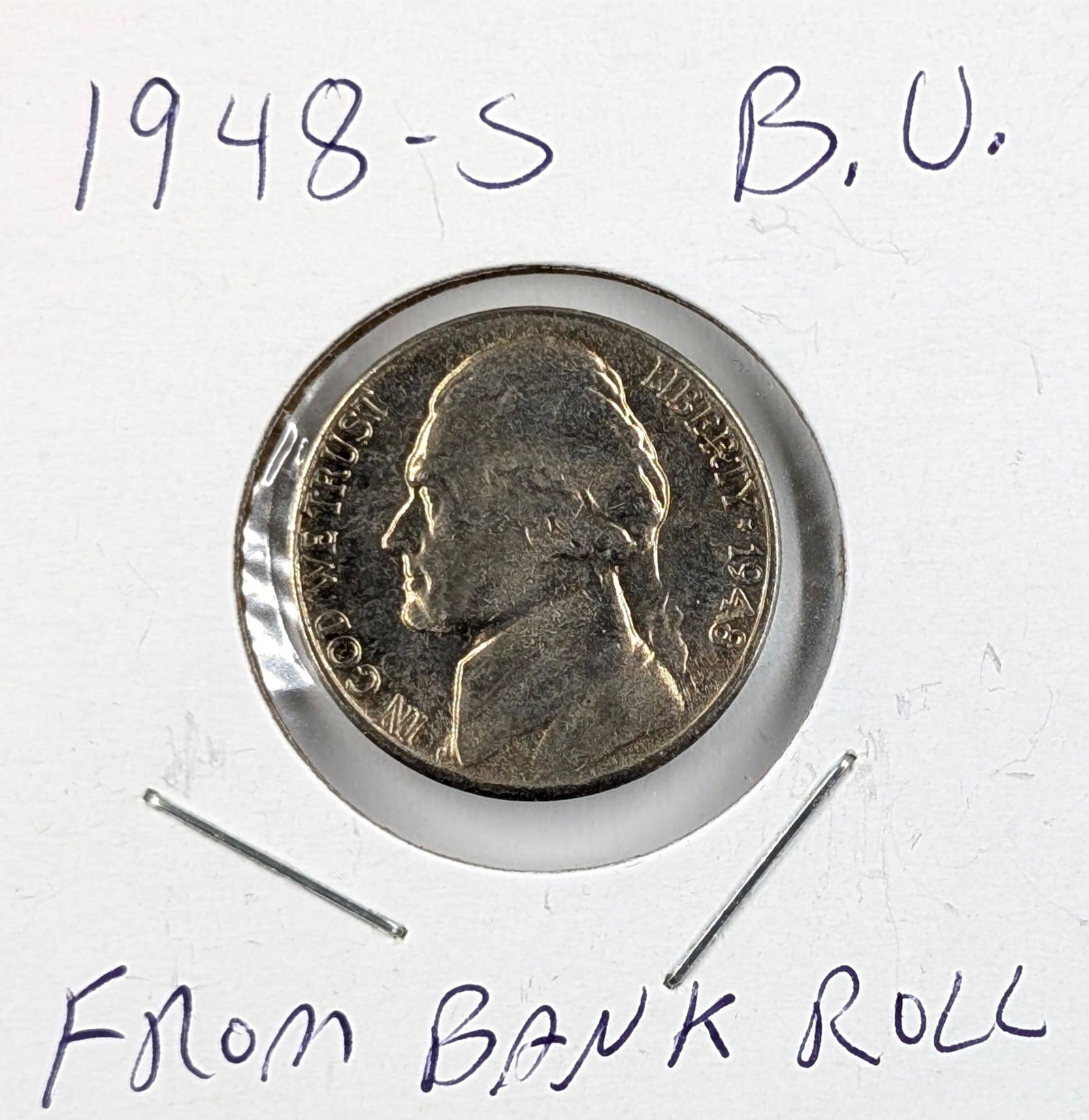 1948-S Jefferson Nickel - BU: Coin 