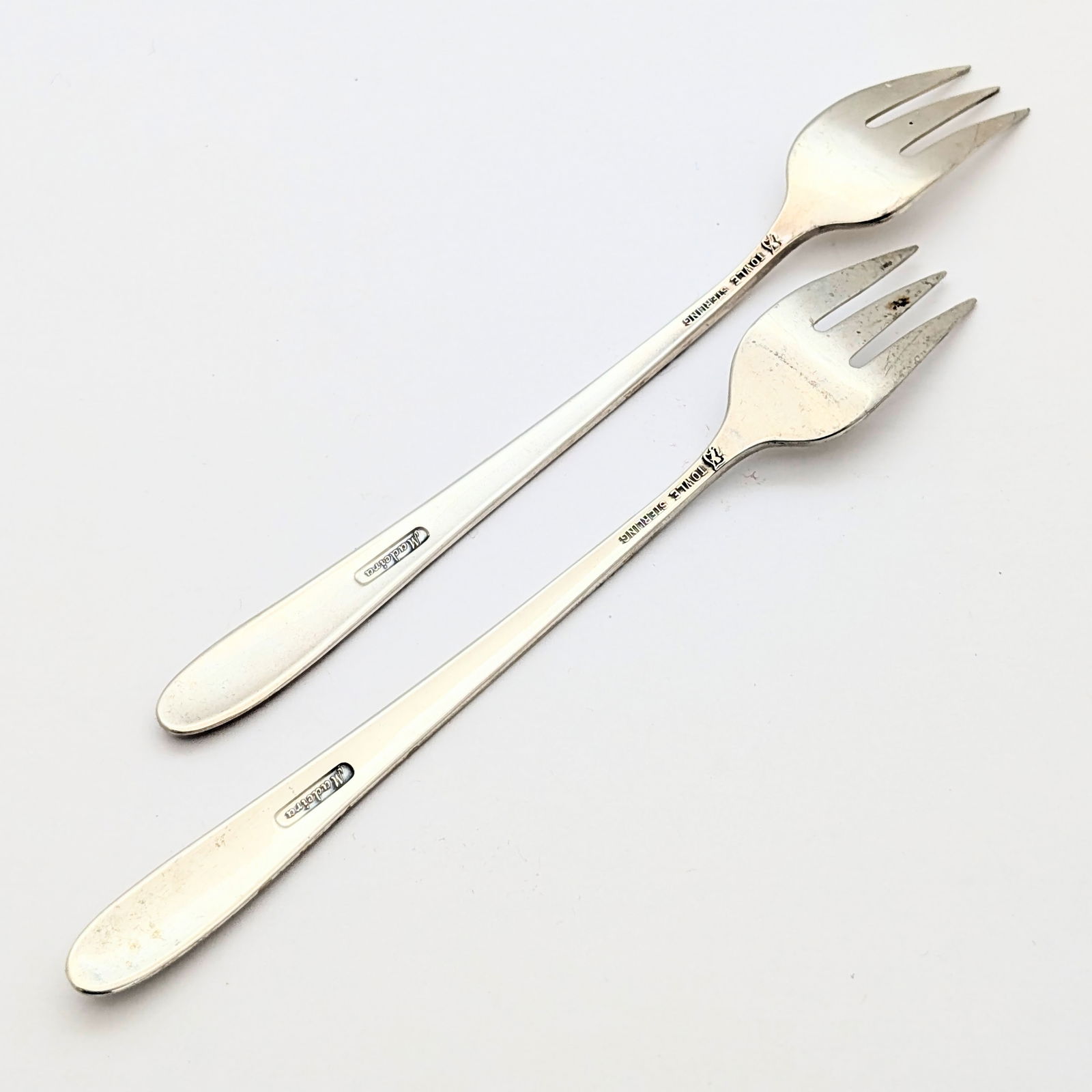 Lot of 2 Towle Madeira Sterling Silver Forks - 34.64g - 2