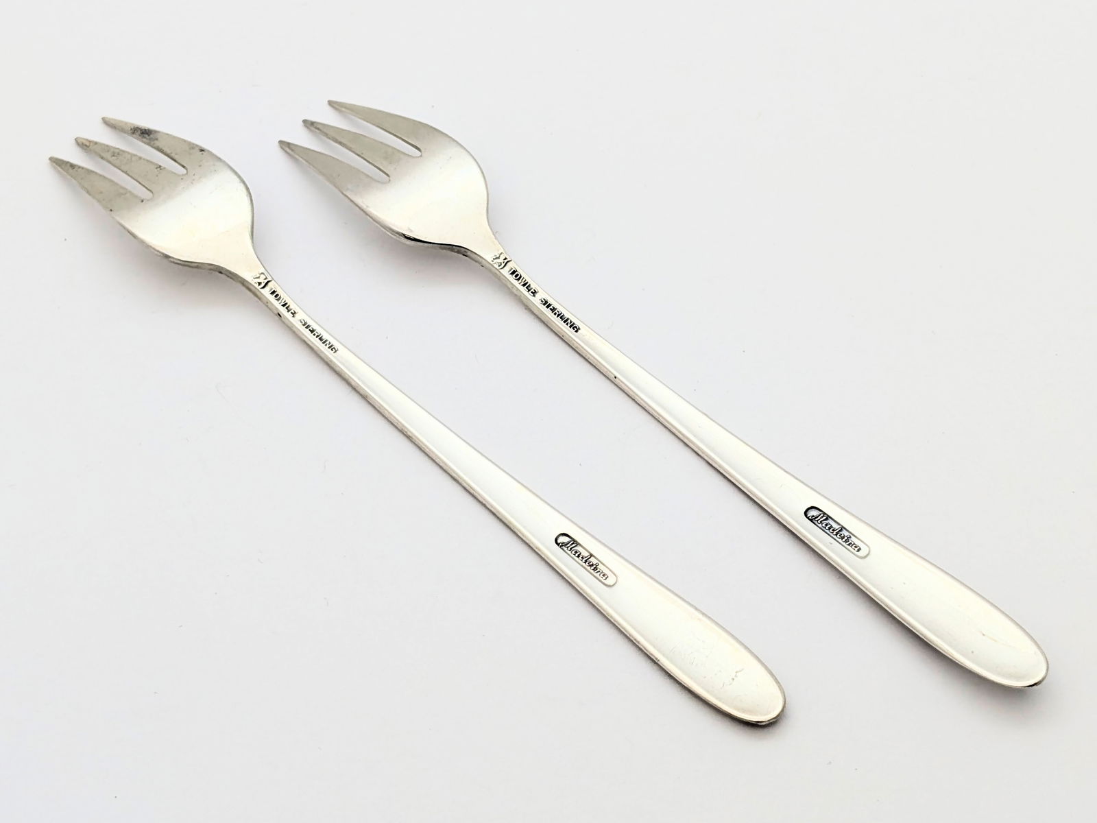 Lot of 2 Towle Madeira Sterling Silver Forks - 34.64g - 2