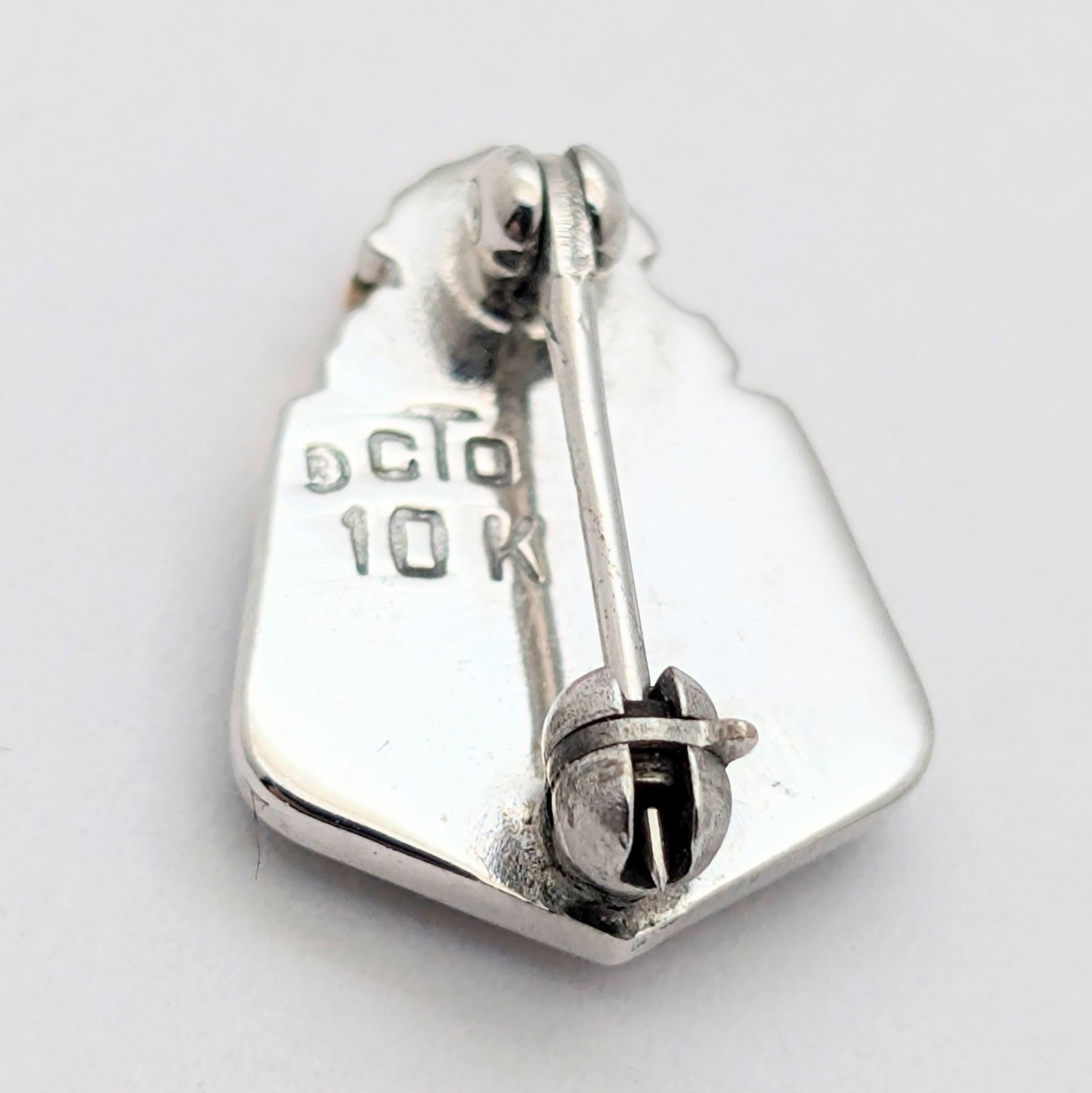 10K Gold "BK" Service Pin Stamped CTO - 1.79g - 2