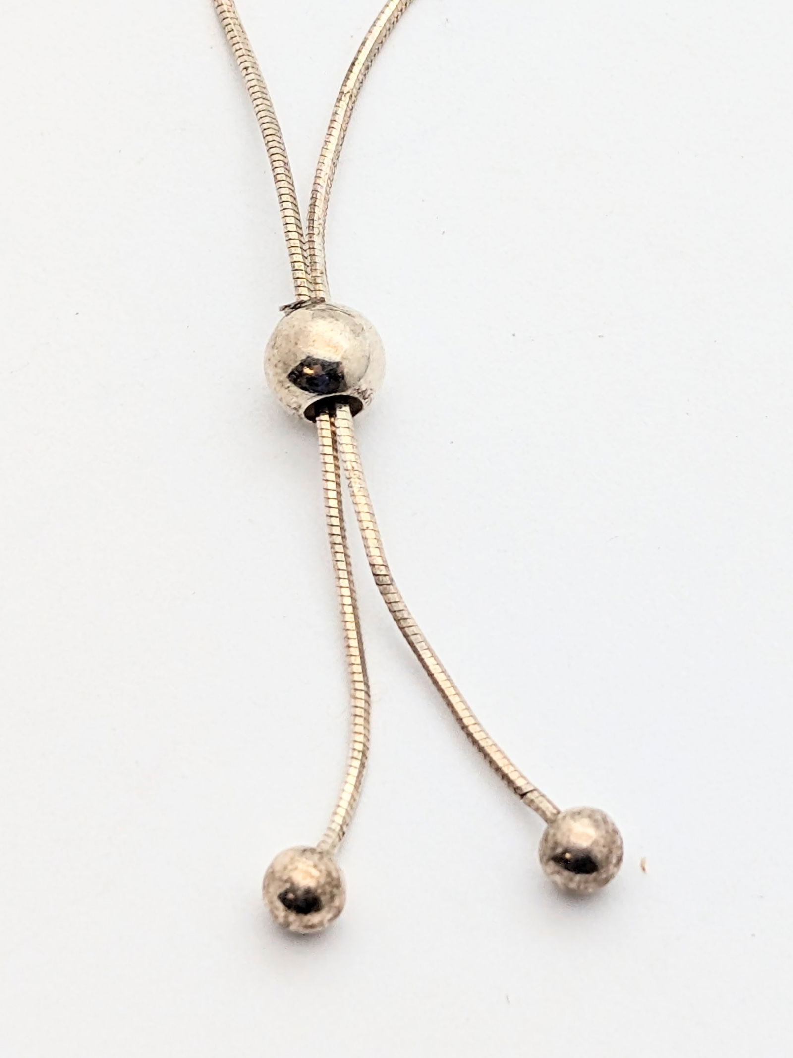 Sterling Silver Cross & Virgin Mary Beaded Bolo Ladies Bracelet - 4