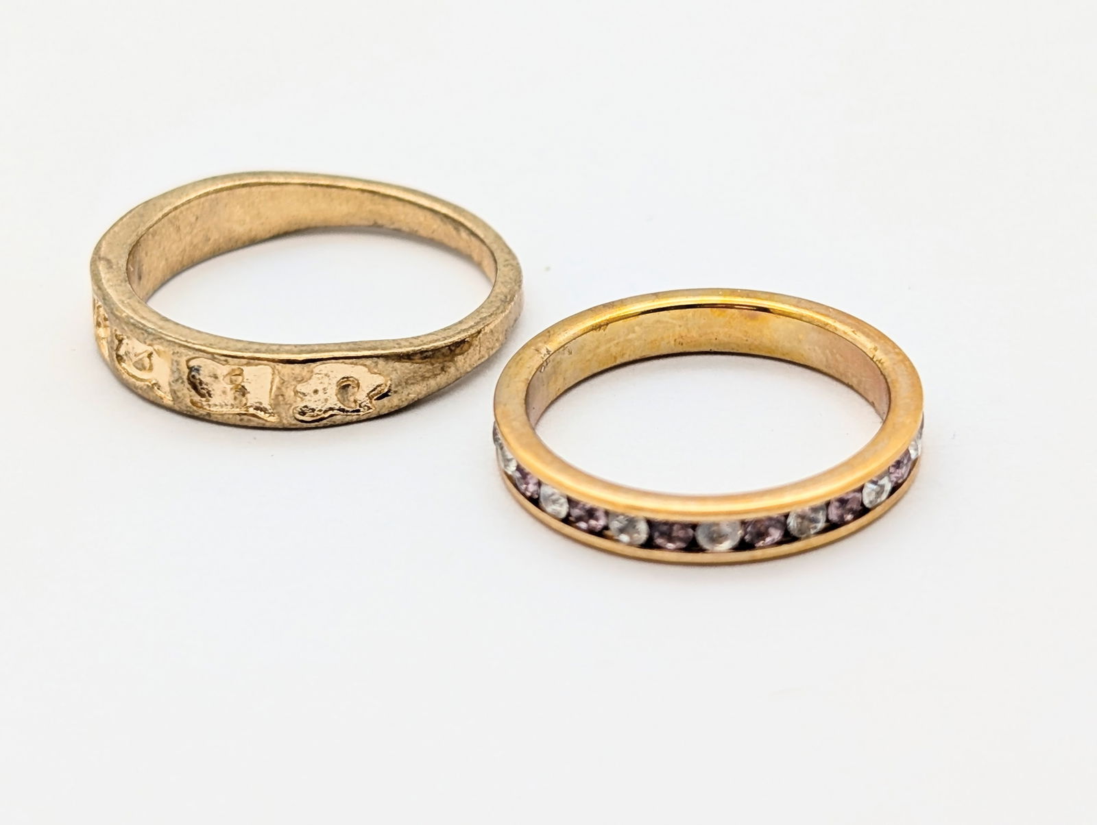 Lot of 7 Costume Ladies Rings - Stacking, Cocktail, etc. - 4