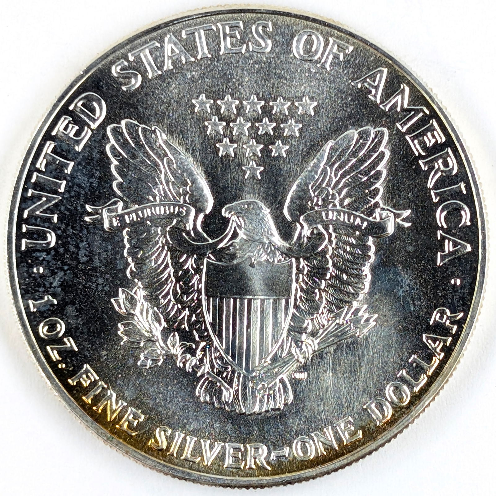 1988 American Silver Eagle Dollar - Toned - 2