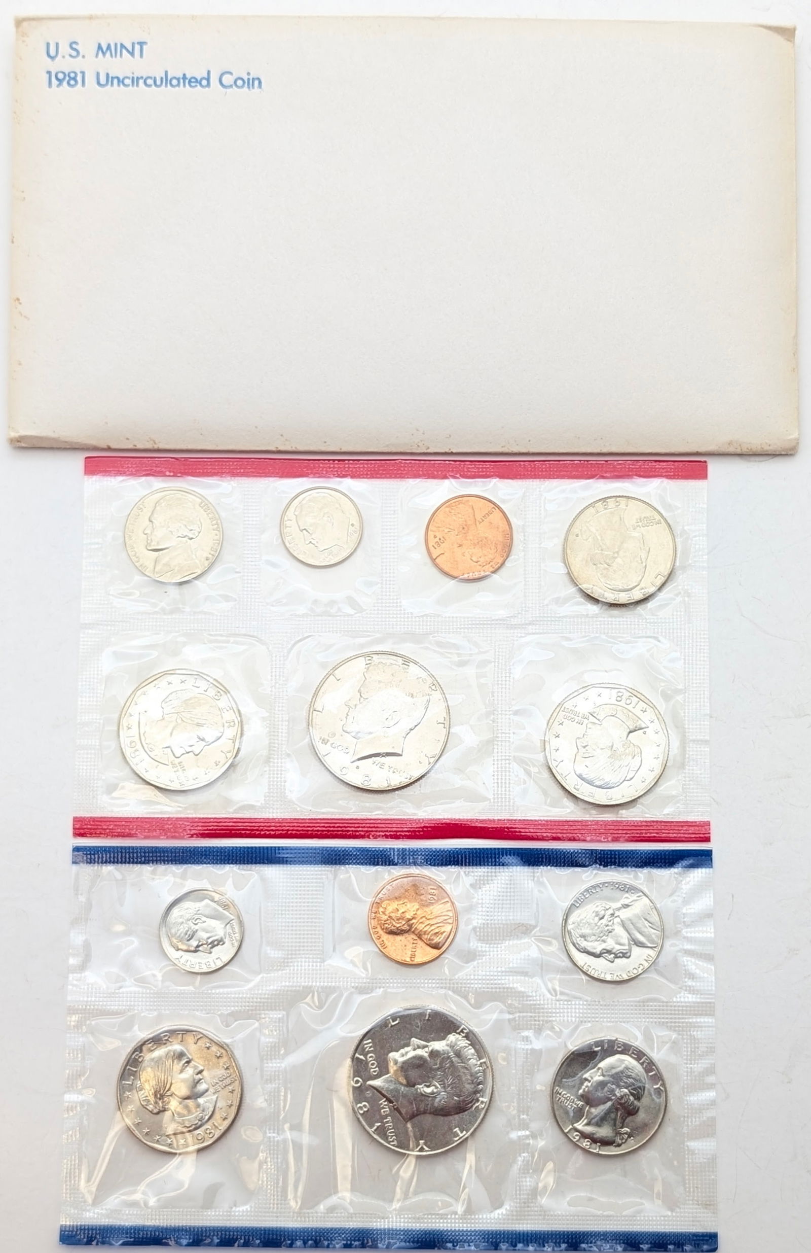 1981 US Mint Uncirculated Coin Set (1 of 2)