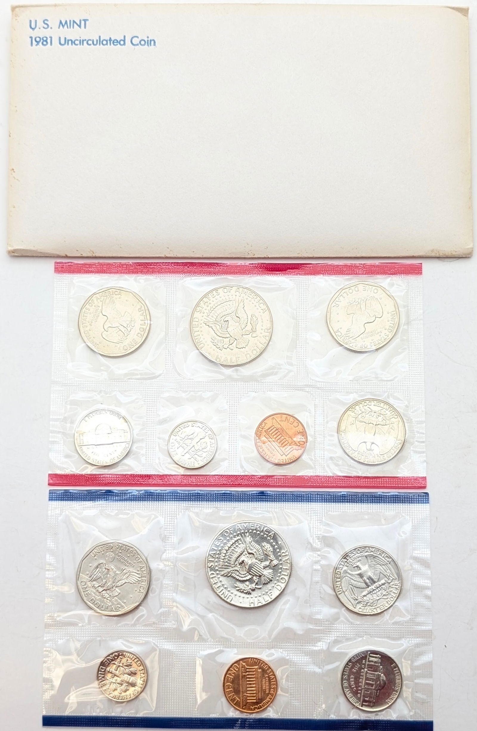 1981 US Mint Uncirculated Coin Set - 2
