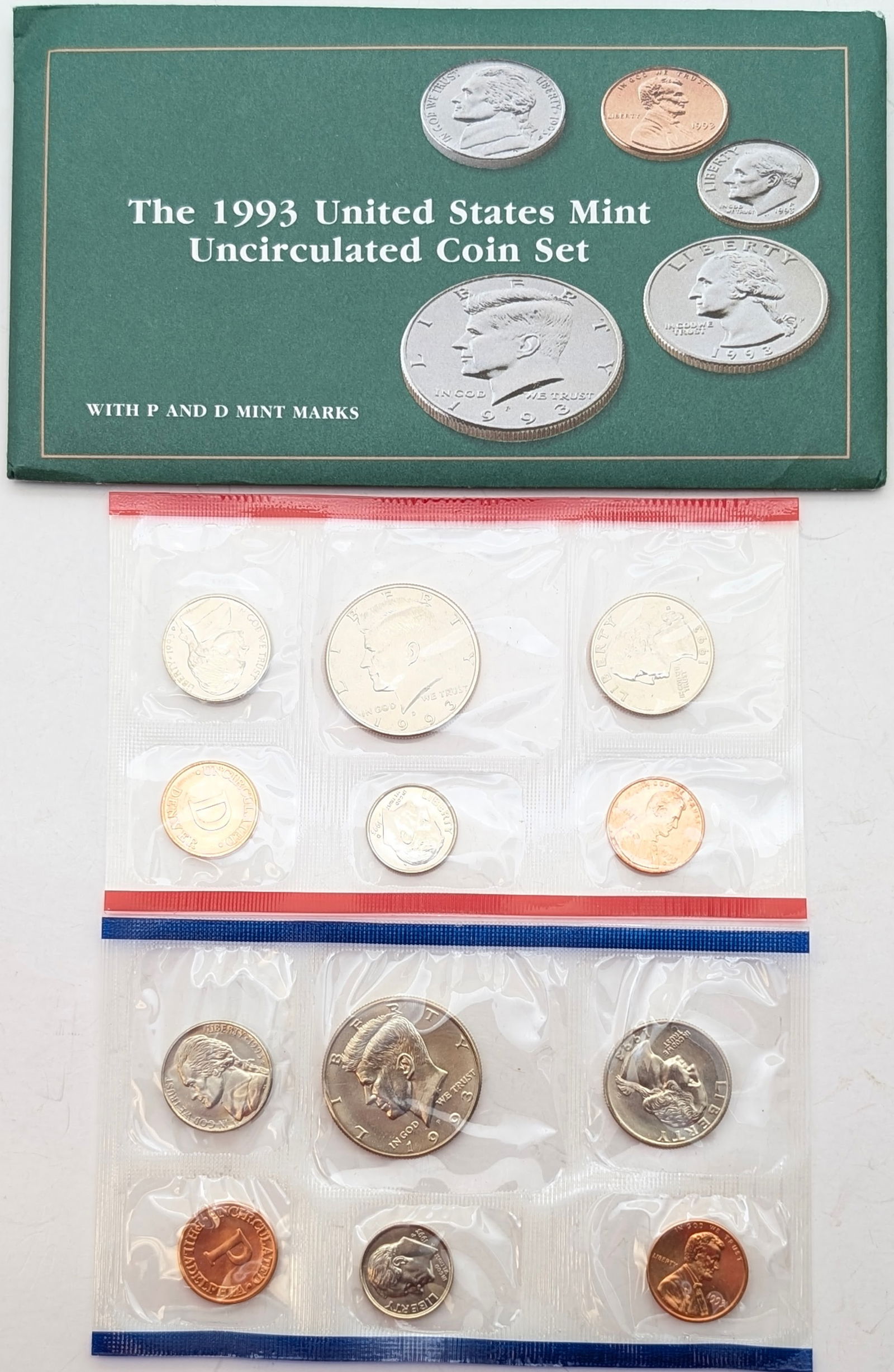 1993 US Mint Uncirculated Coin Set (1 of 2)