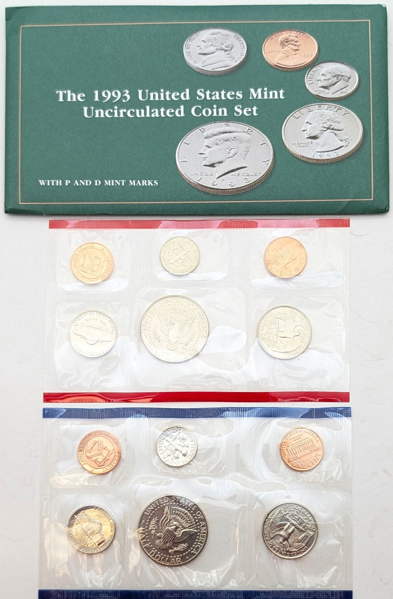 1993 US Mint Uncirculated Coin Set - 2