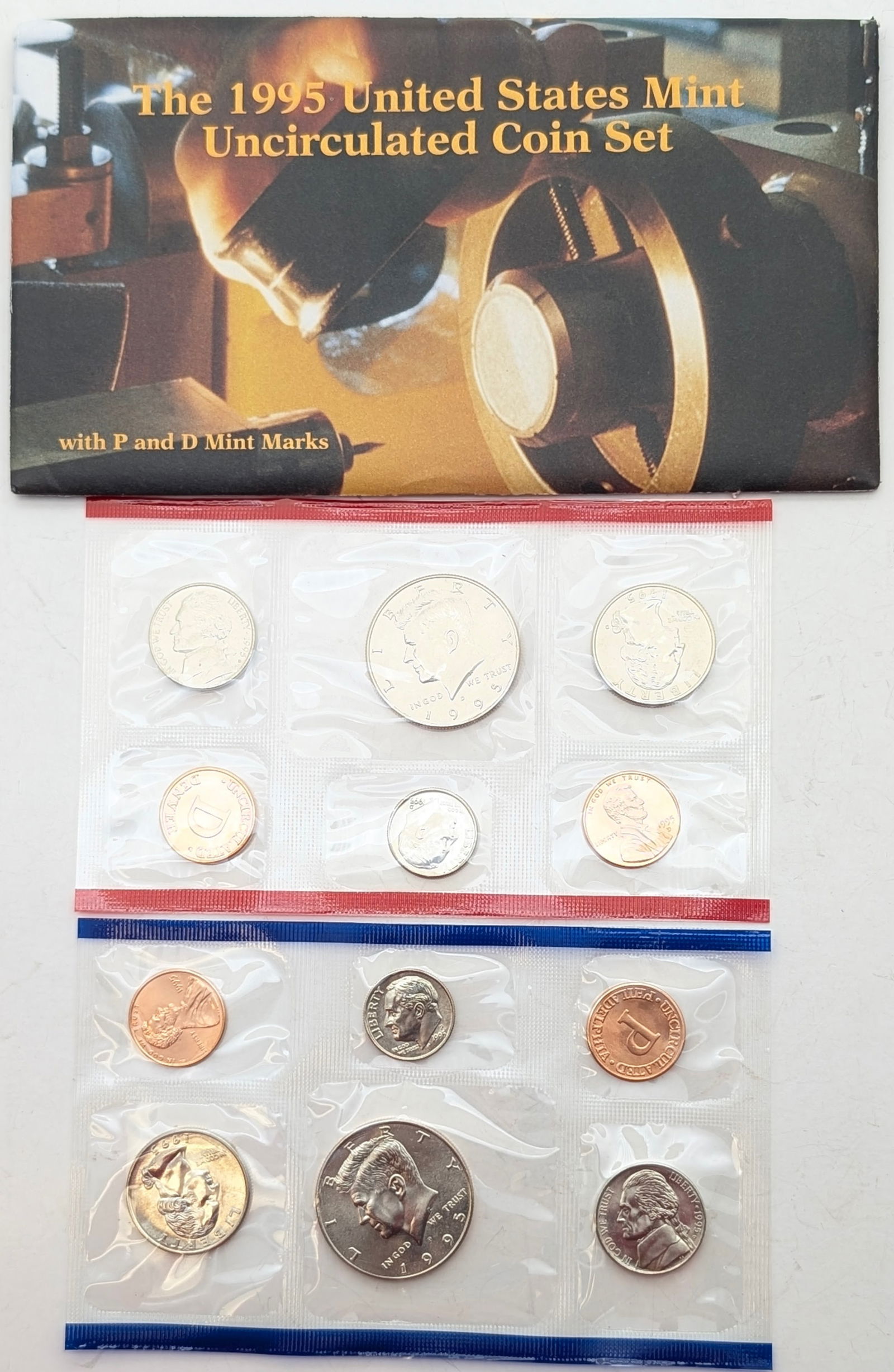 1995 US Mint Uncirculated Coin Set (1 of 2)