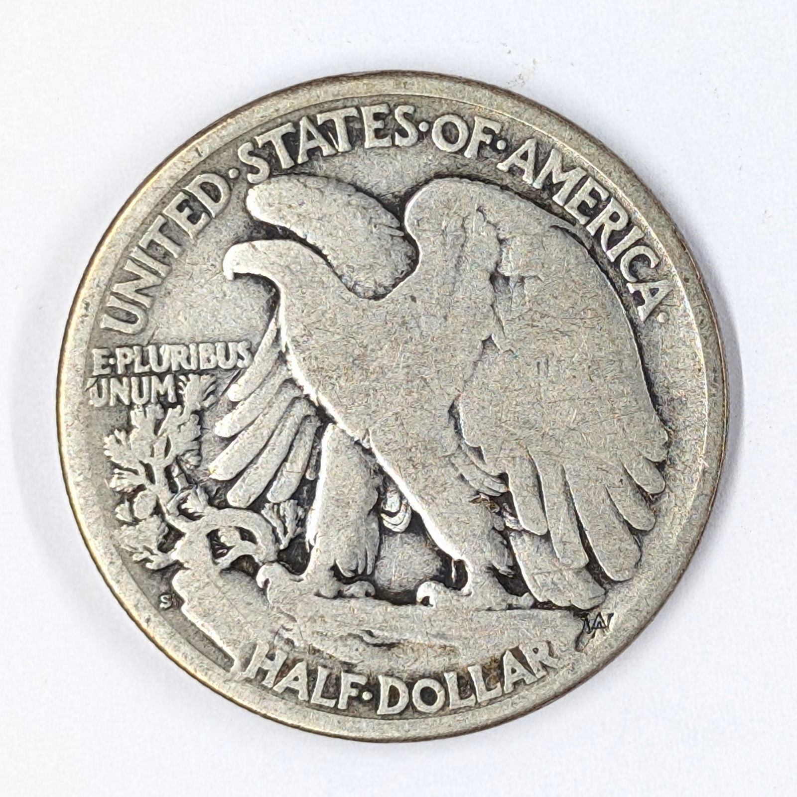 1918-S Silver Walking Liberty Half Dollar - Semi-Key - 2